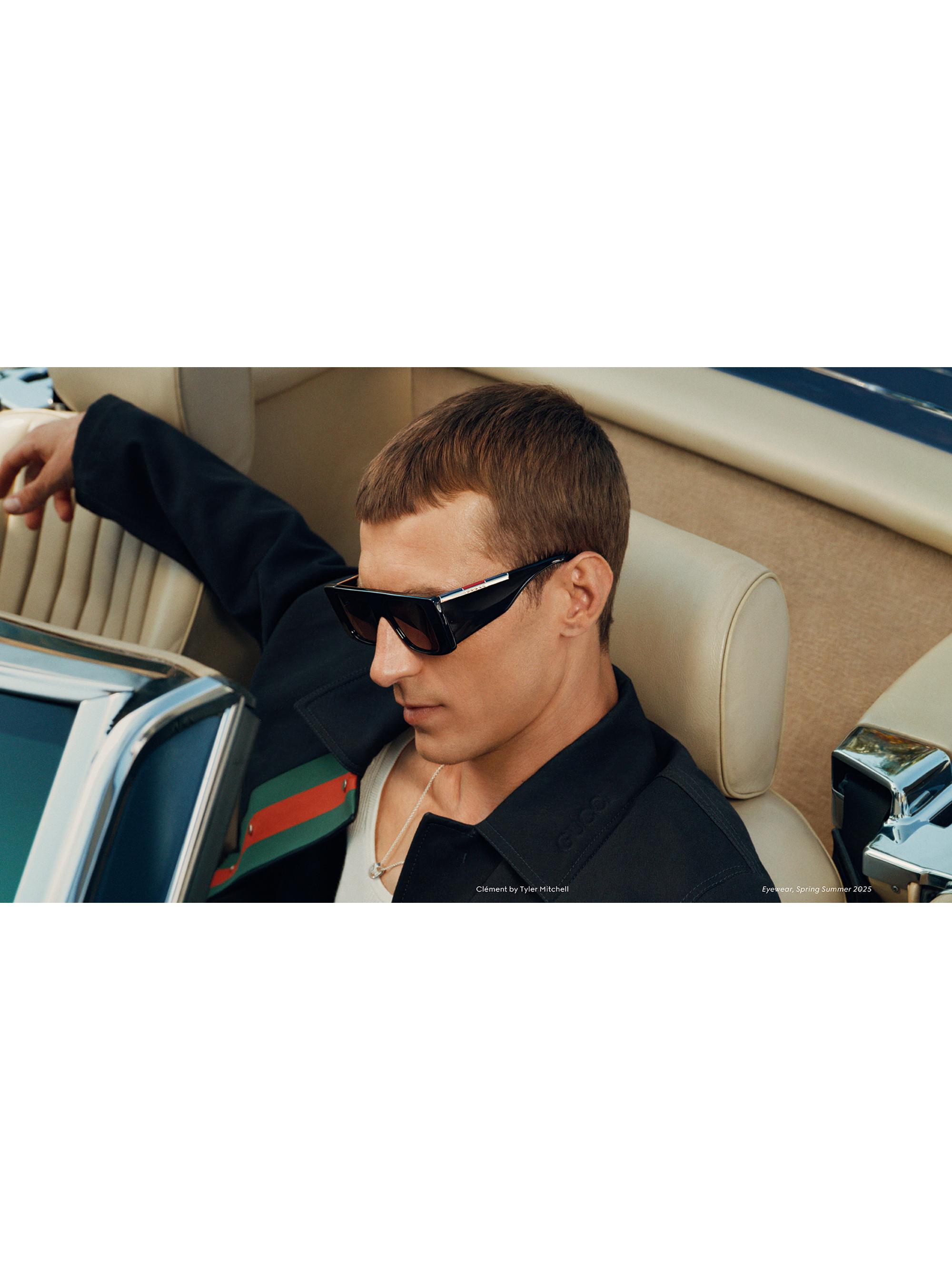 Gucci 50MM Squared Sunglasses | Saks Fifth Avenue