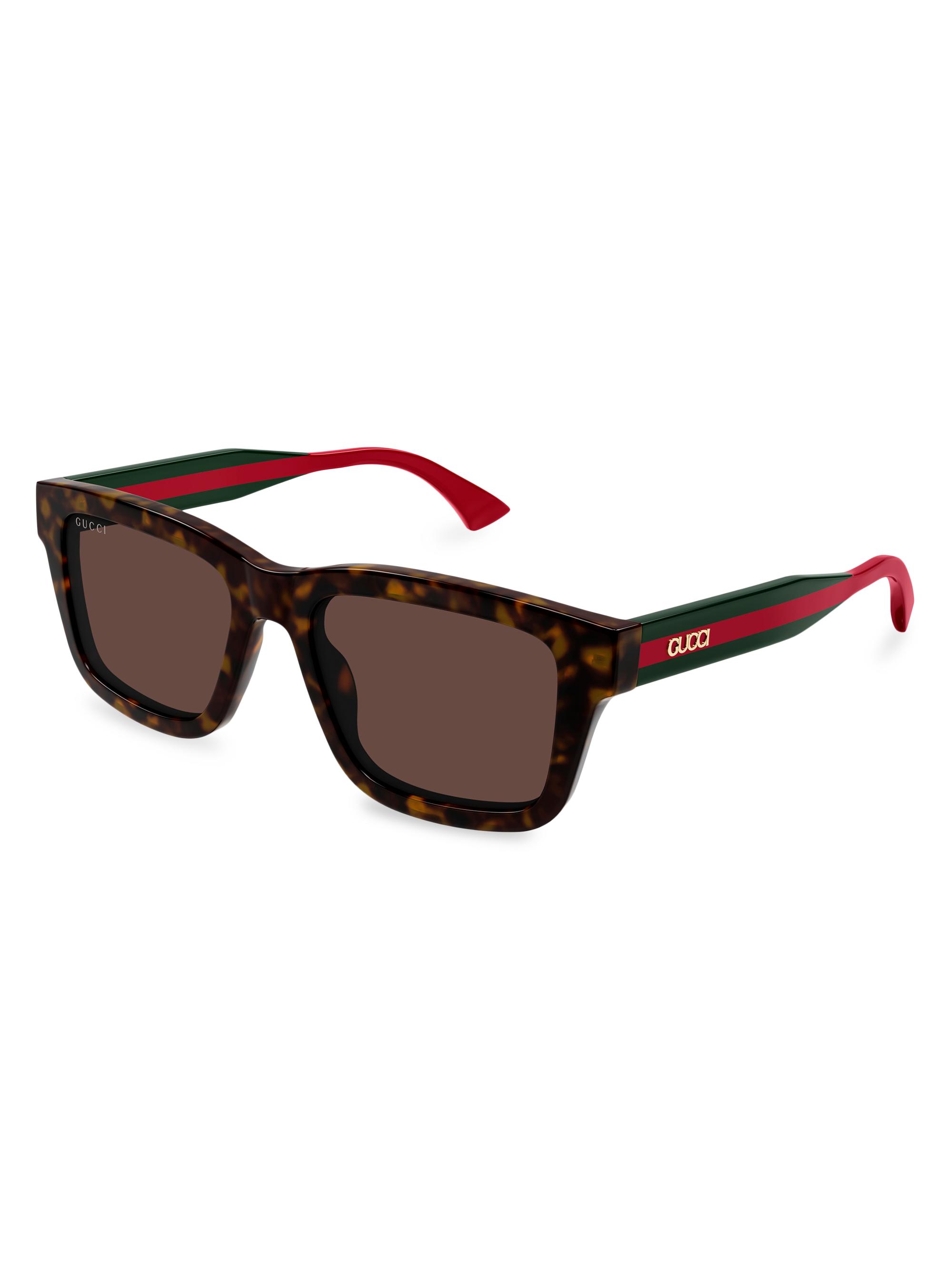 Gucci Web 57MM Sunglasses | Saks Fifth Avenue