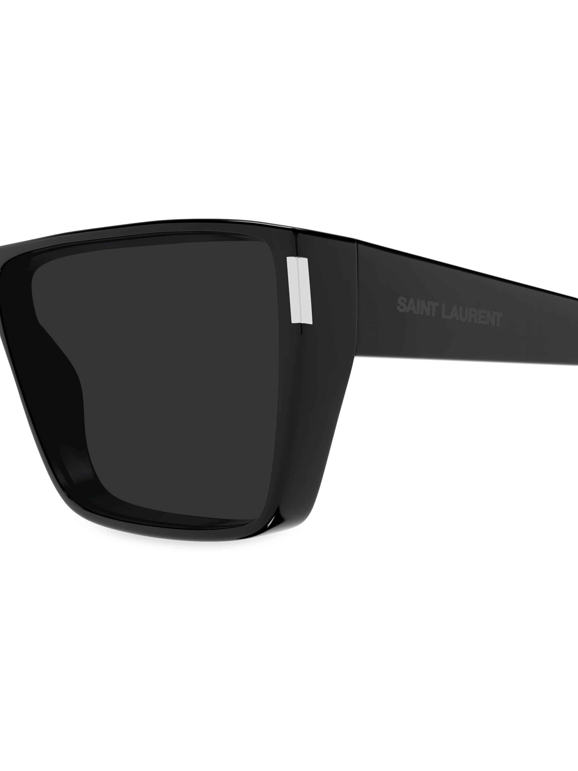 Saint Laurent Bold Contour 64MM Square Sunglasses | Saks Fifth Avenue