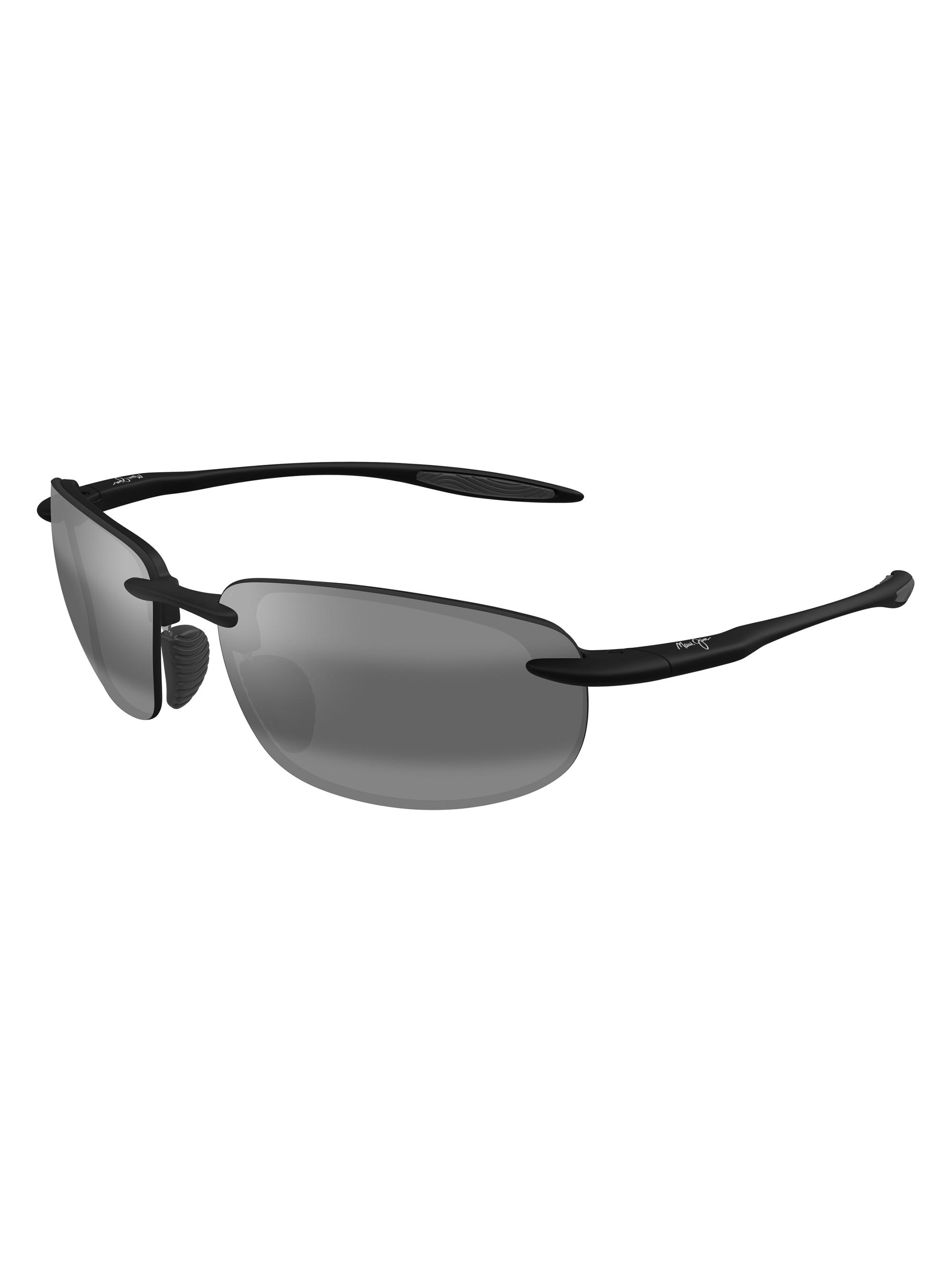 Maui Jim Men's Ekolu 63MM Rectangular Sunglasses - Black