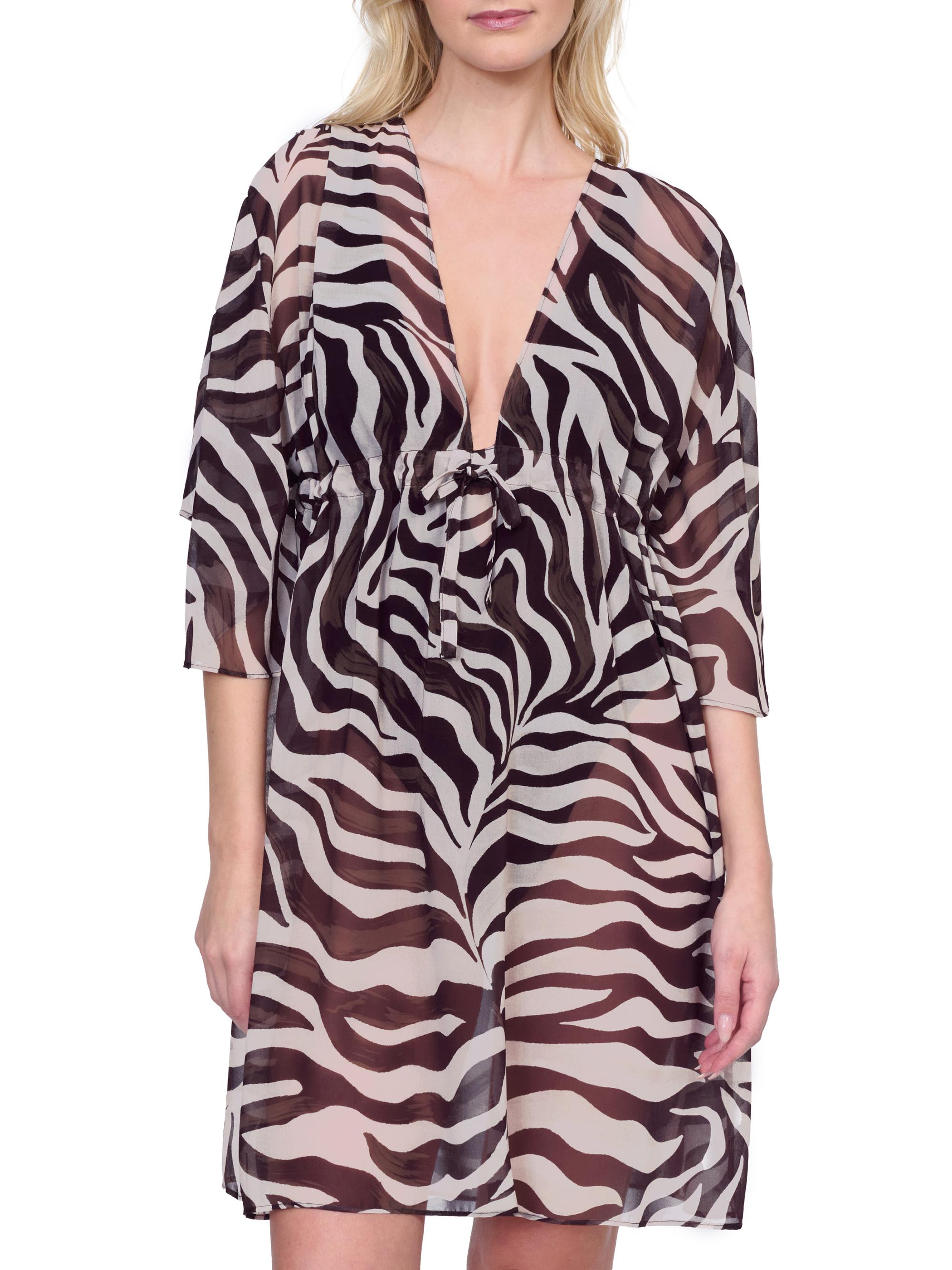 Gottex Swimwear Women's Wildest Dream Printed Cover-Up - Brown Multi