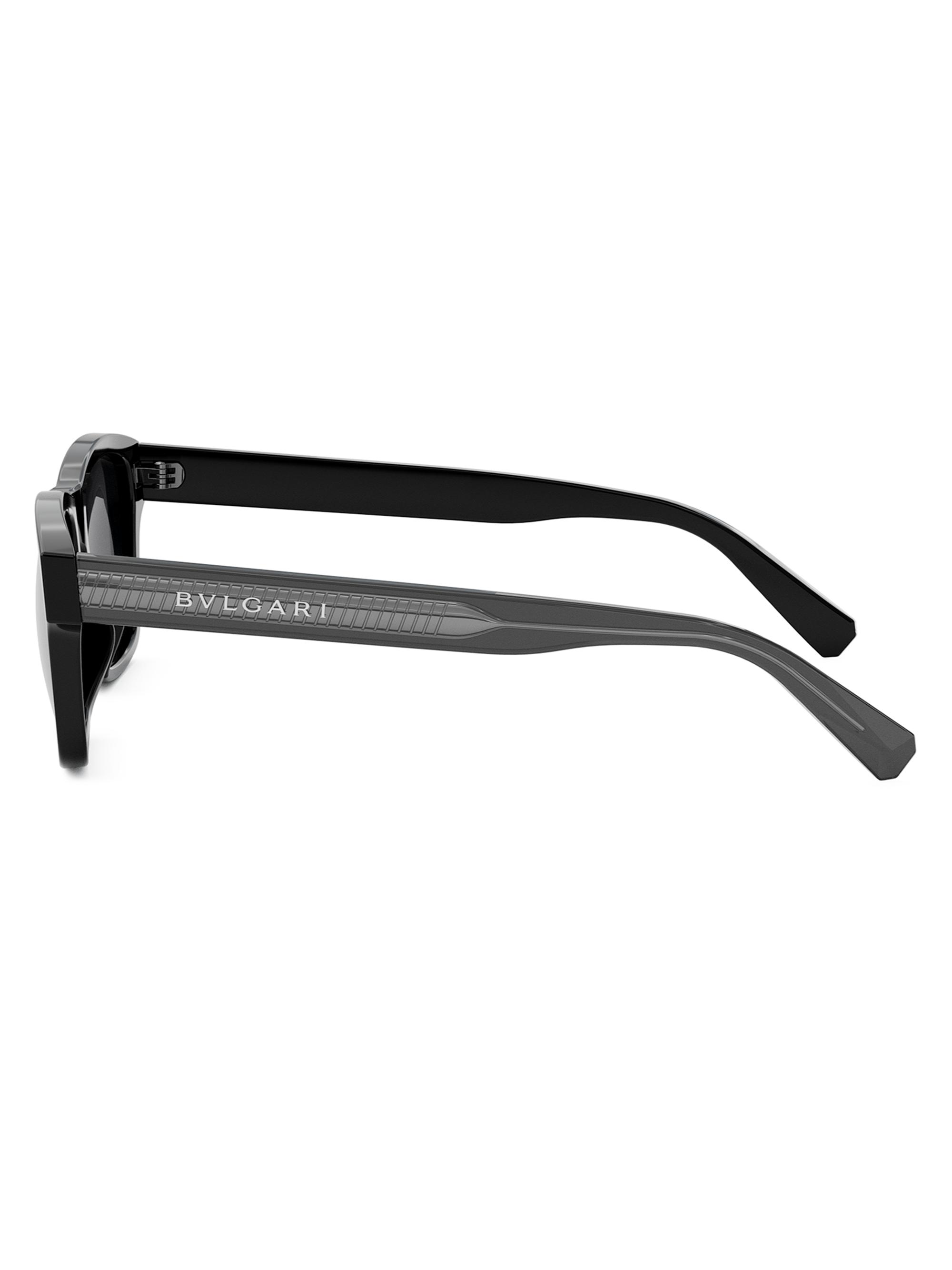 BVLGARI Tubogas 55MM Rectangular Sunglasses | Saks Fifth Avenue