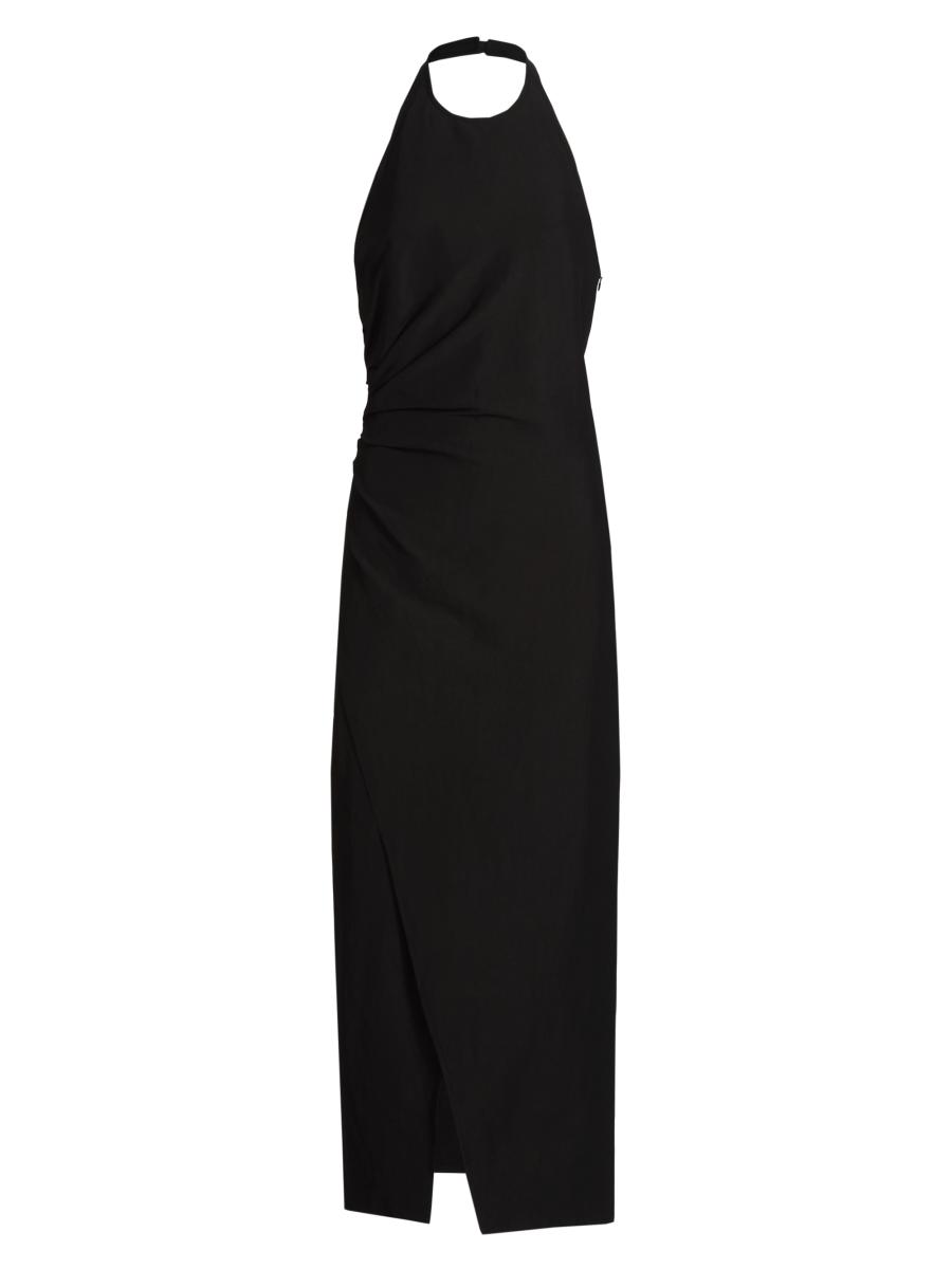 A.L.C. Sylvie Halterneck Midi-Dress | Saks Fifth Avenue