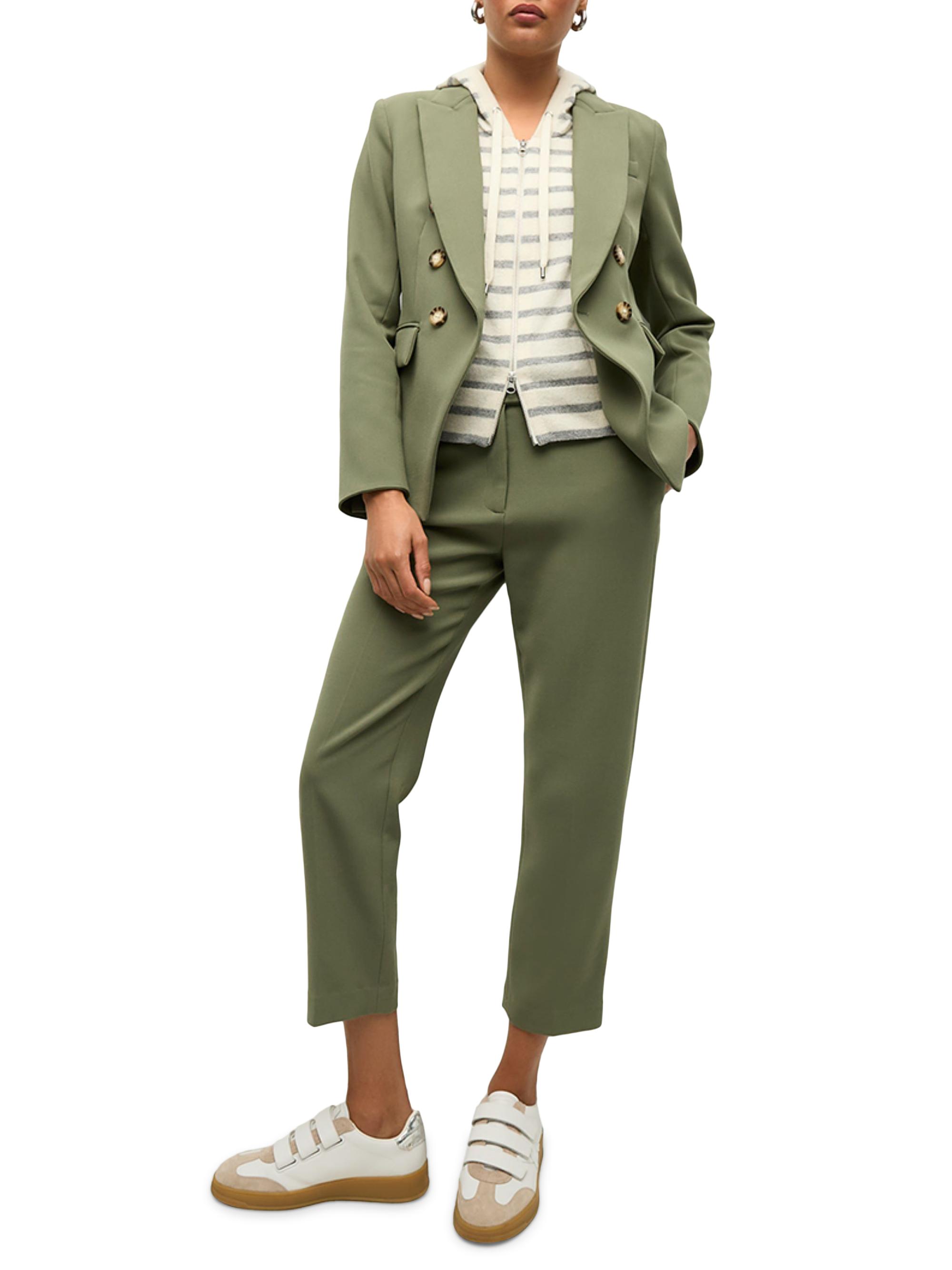 Veronica Beard Women's Renzo Slim-Fit Pants - Stone Army