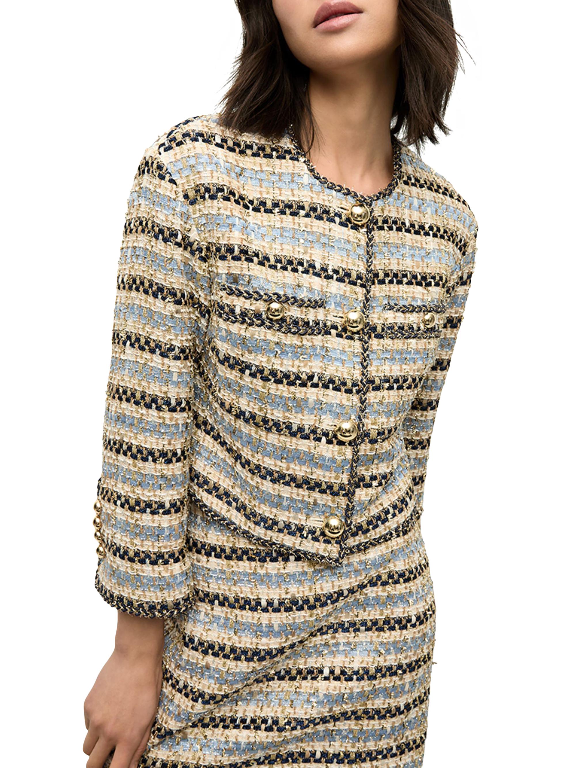 Veronica Beard Sumira Woven Stripe Jacket | Saks Fifth Avenue