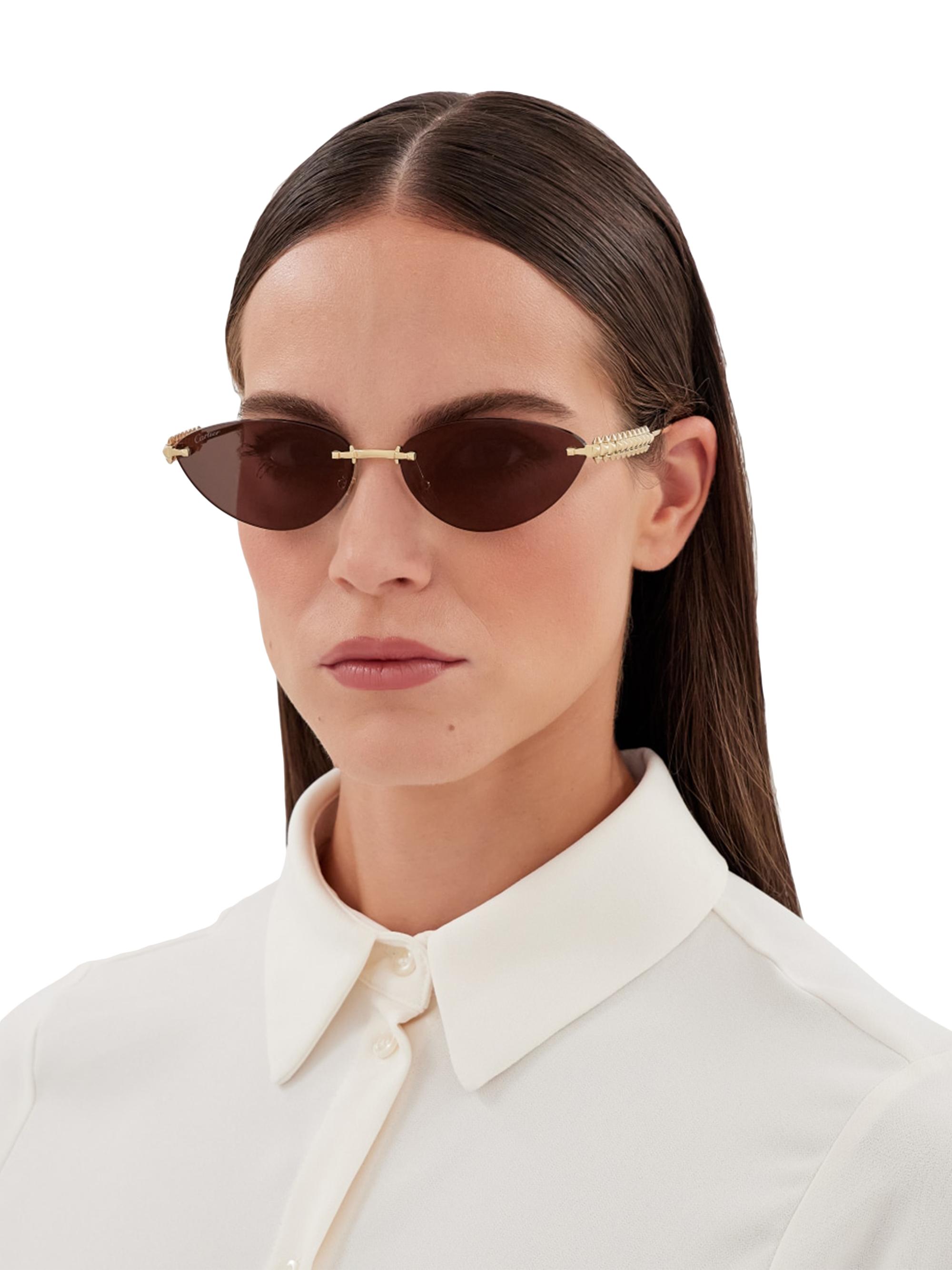 Cartier Clash De Cartier 58MM Cat-Eye Sunglasses | Saks Fifth Avenue