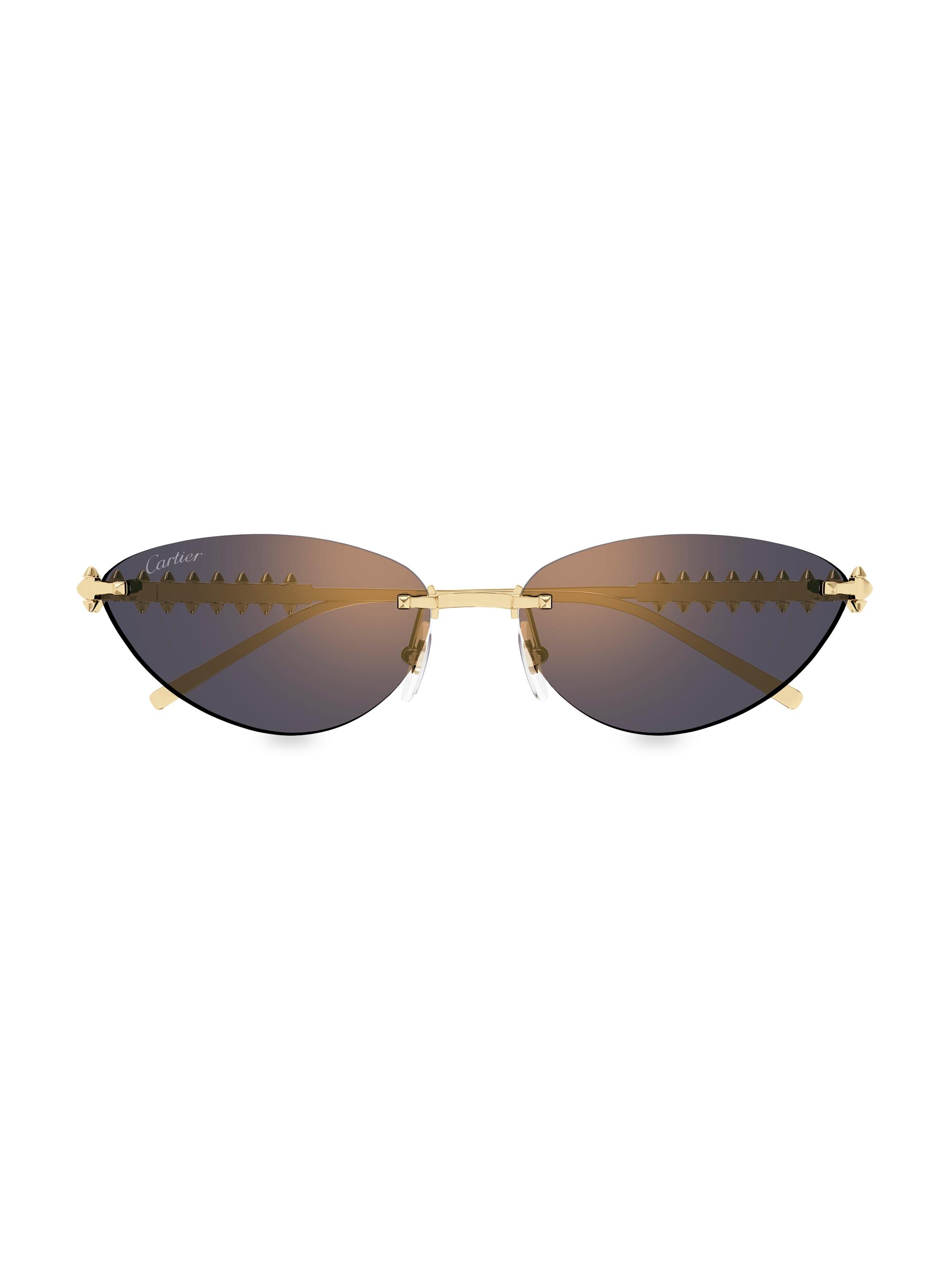 Cartier Clash De Cartier 58MM Cat-Eye Sunglasses | Saks Fifth Avenue
