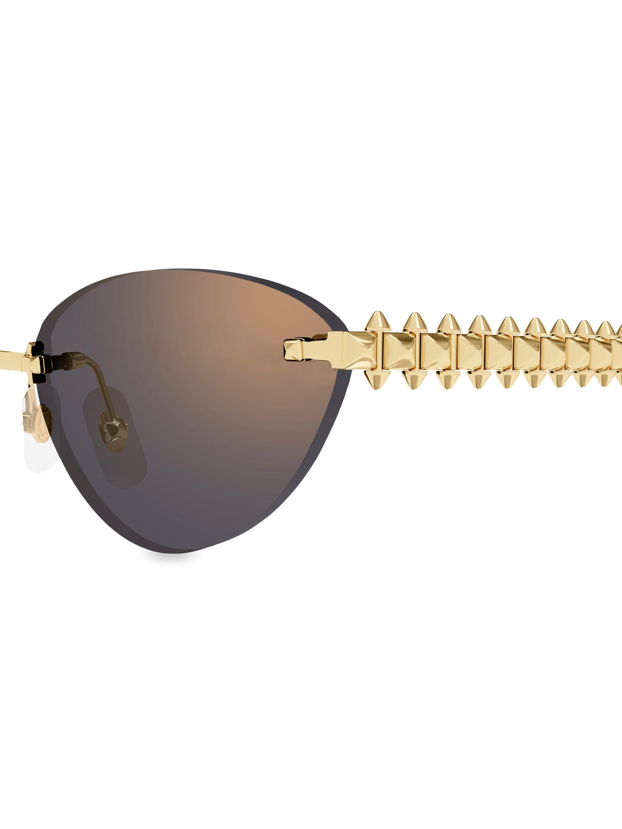 Cartier Clash De Cartier 58MM Cat-Eye Sunglasses | Saks Fifth Avenue