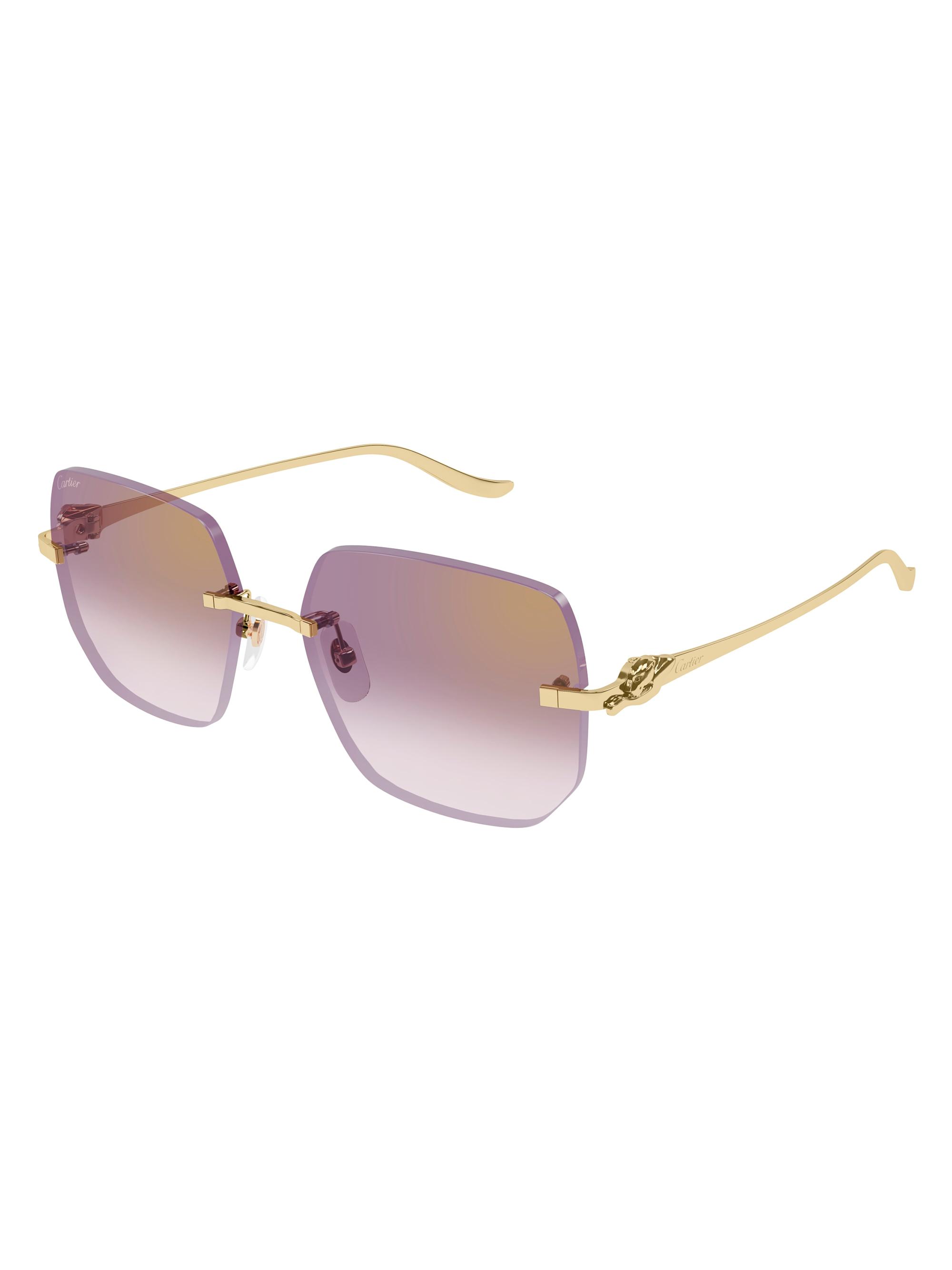 Cartier Panthère Classic 57MM Square Sunglasses | Saks Fifth Avenue