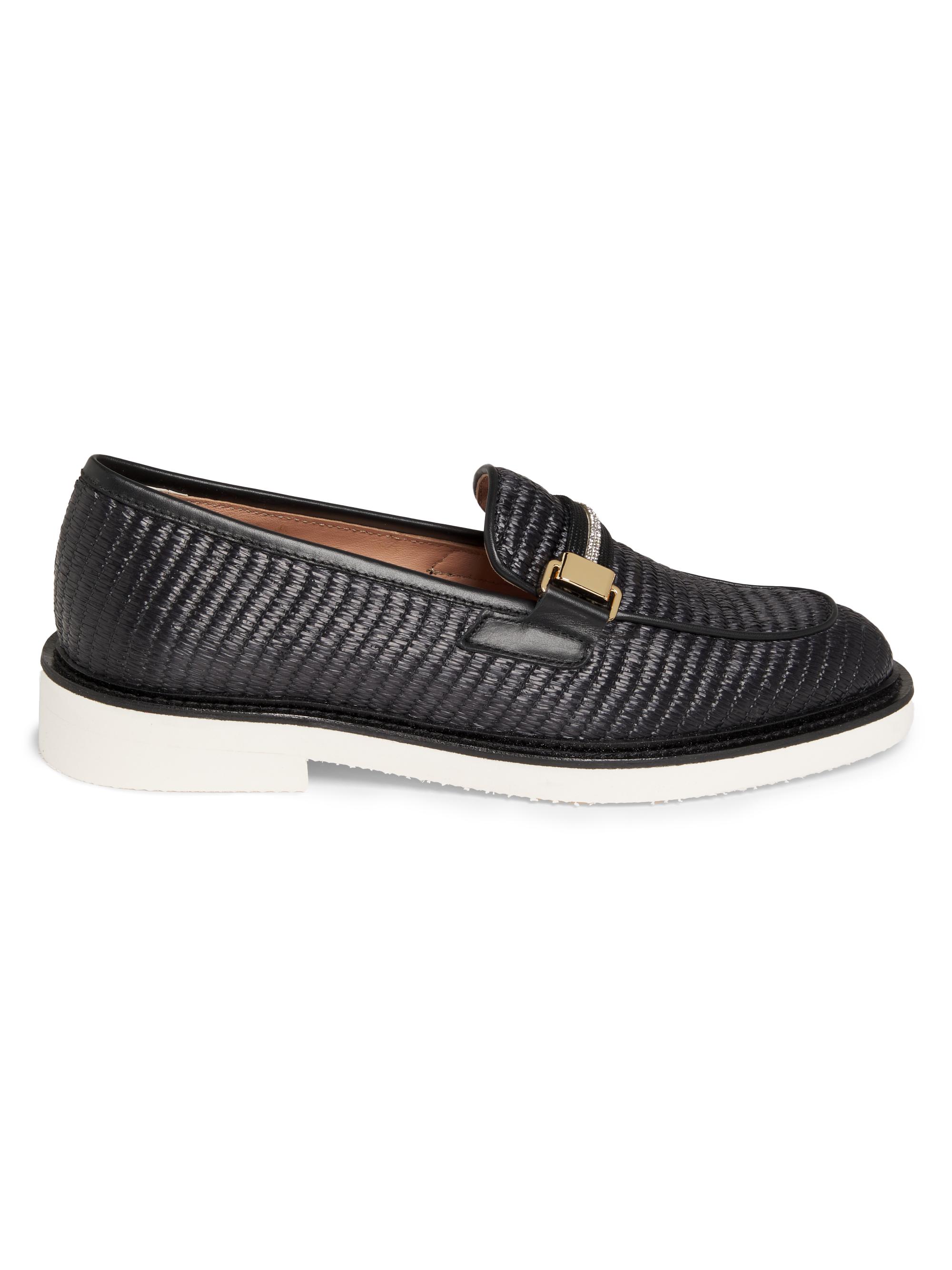 Pollini Leather Loafers | Saks Fifth Avenue
