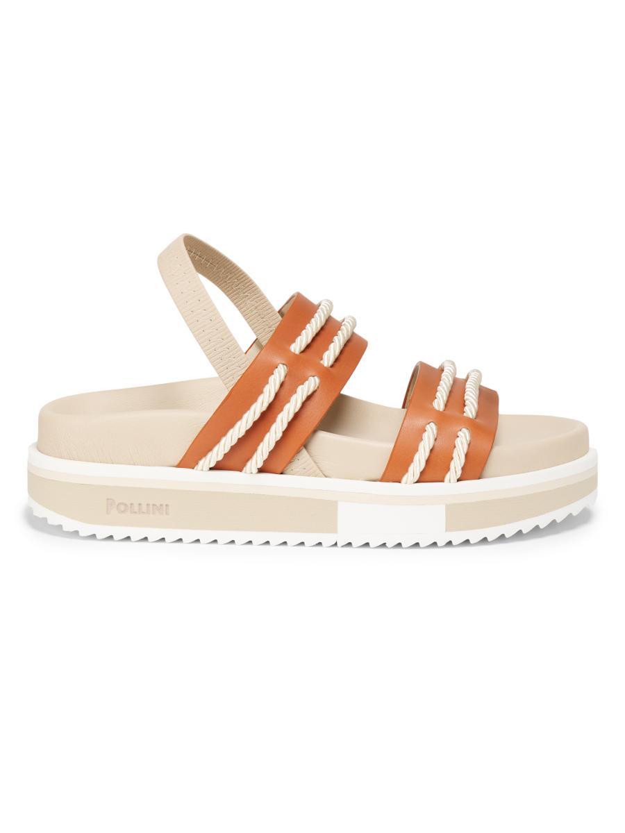 Pollini Women's Cheyenne 55mm Leather Sport Sandals