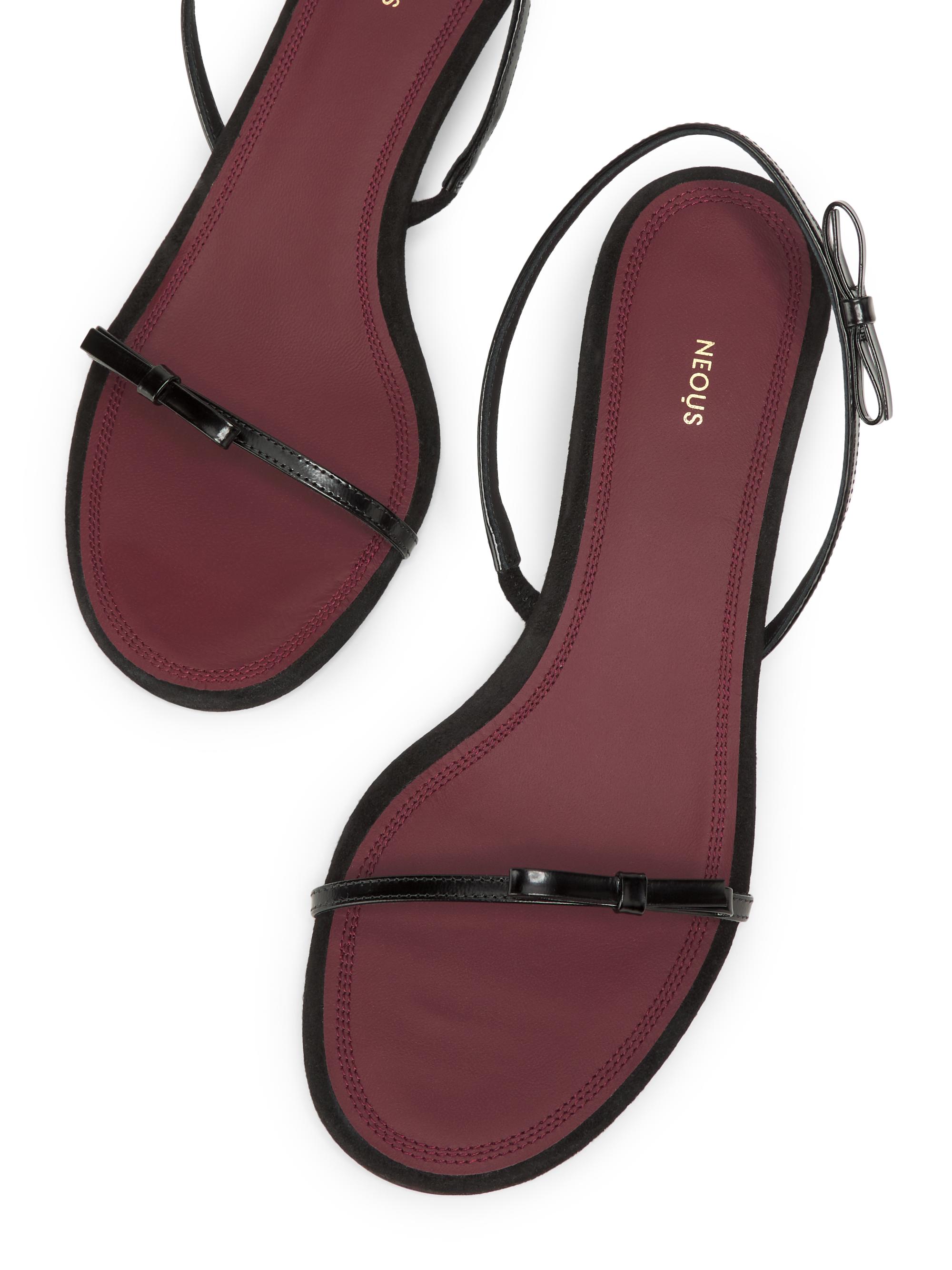 Neous Diwo 40MM Patent Leather Slingback Sandals | Saks Fifth Avenue
