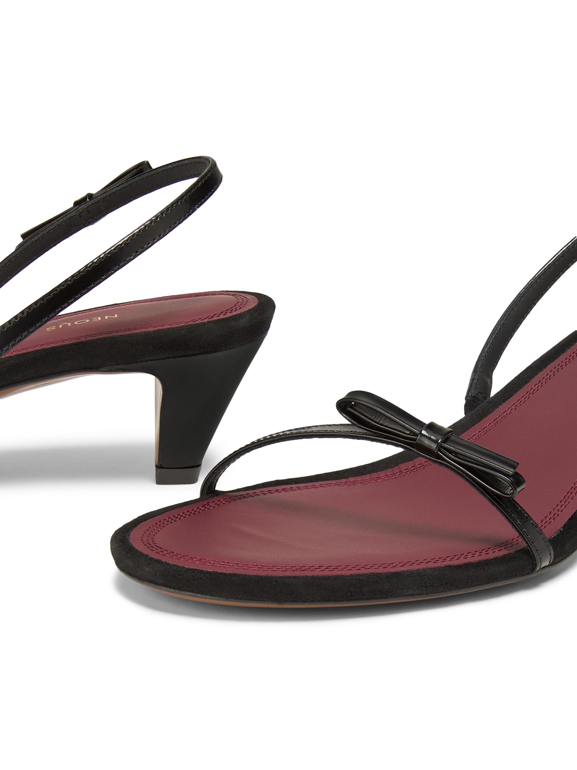 Neous Diwo 40MM Patent Leather Slingback Sandals | Saks Fifth Avenue
