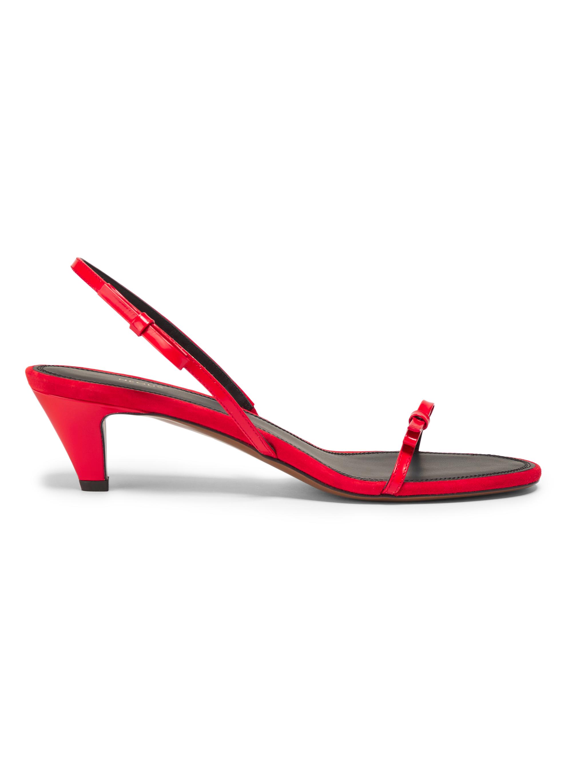 Neous Women's Diwo 40MM Patent Leather Slingback Sandals - Red