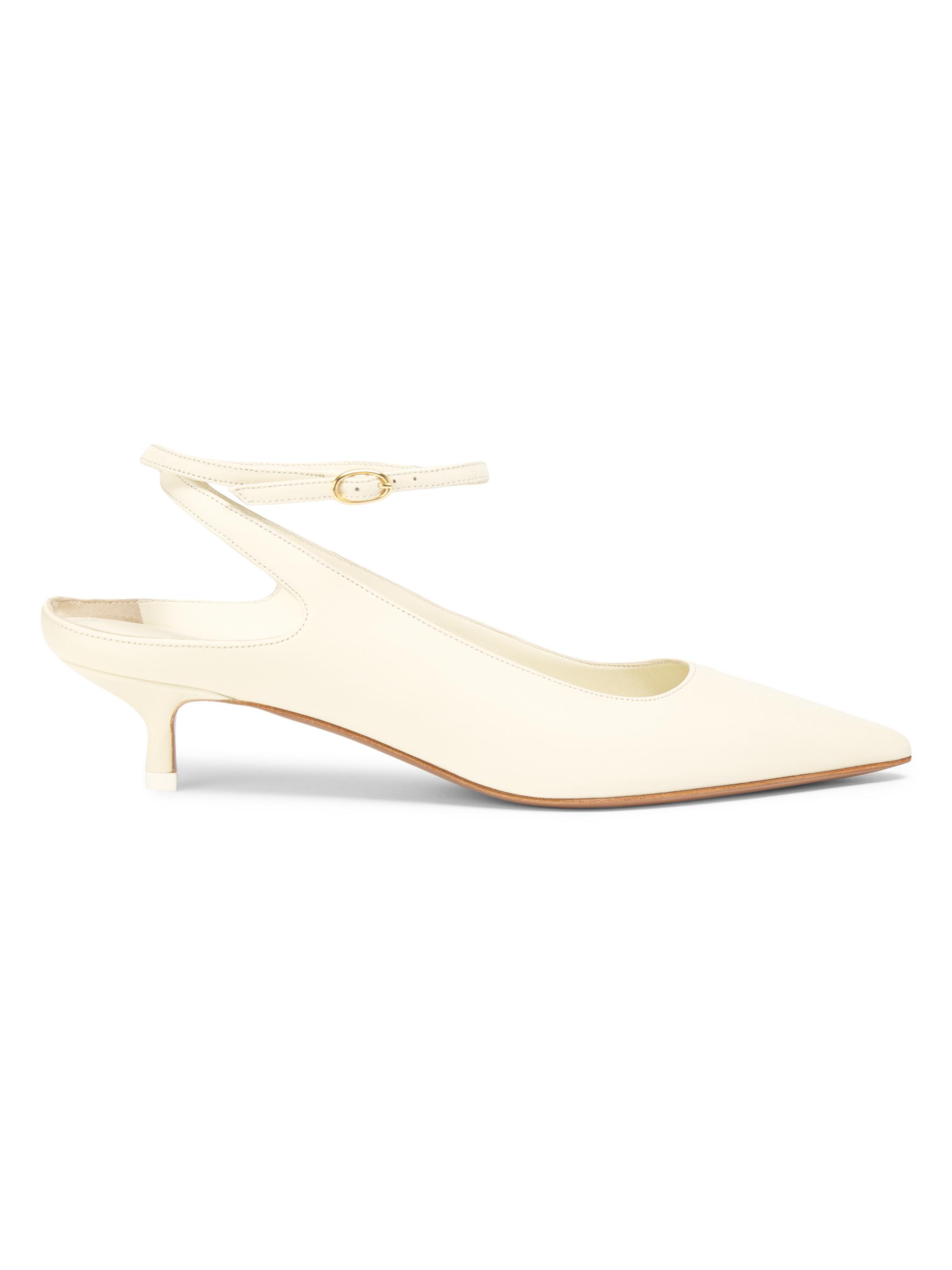 Neous Women's Fornax 40MM Leather Pumps - Cream