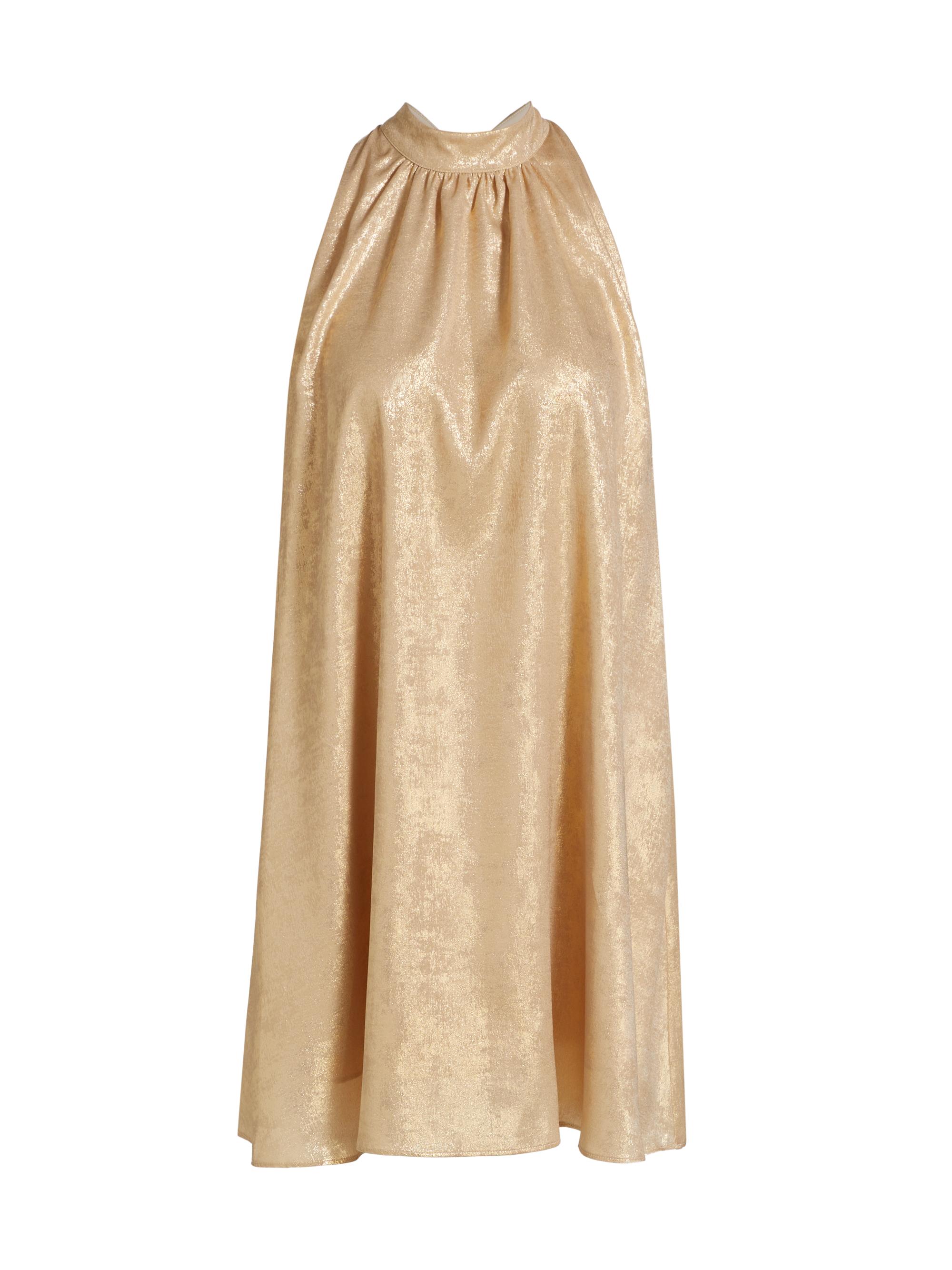 If Only Studio Women's Jordan Metallic Minidress - Gold