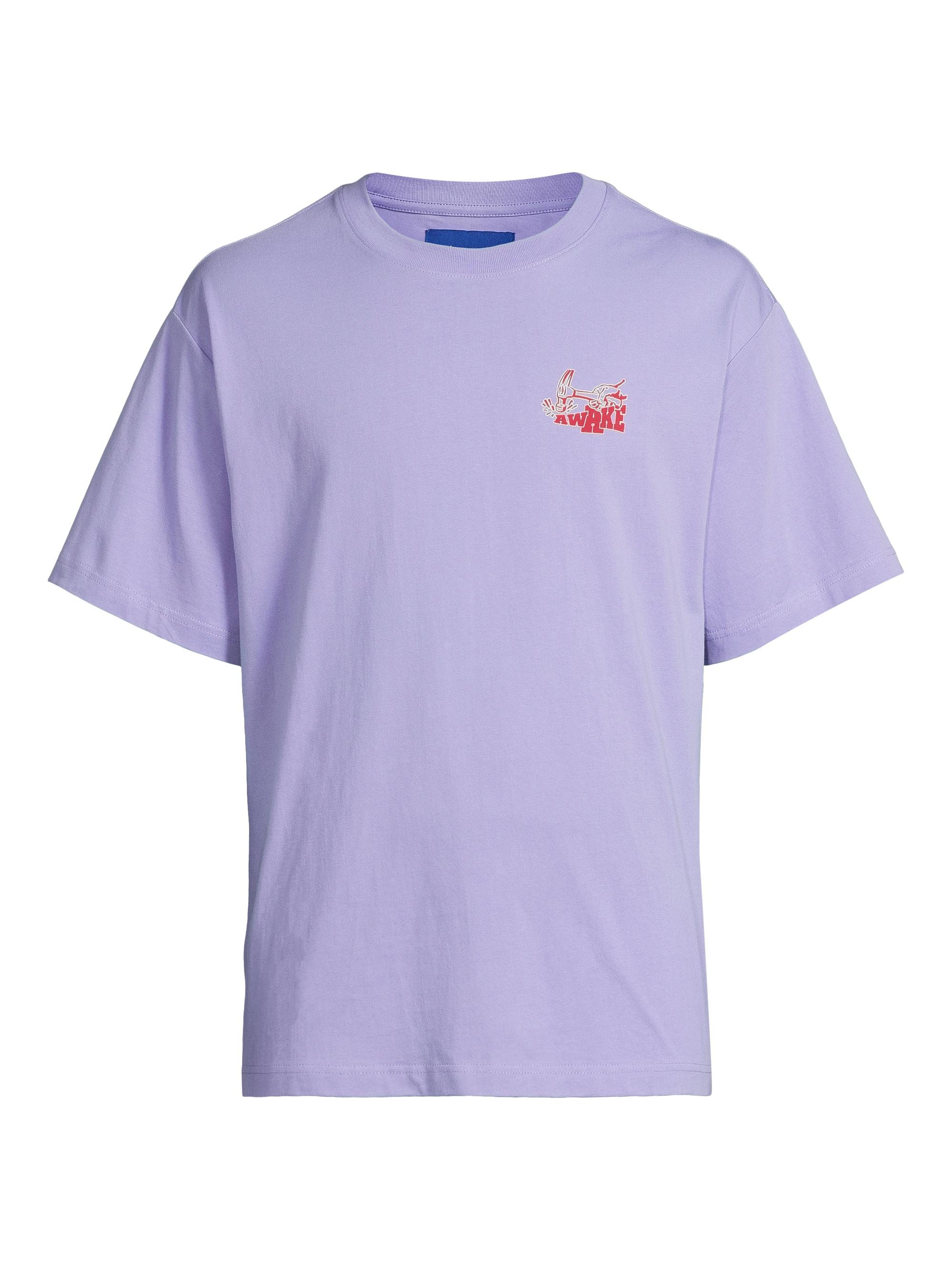 Awake NY Men's Hammer Logo Cotton Jersey T-Shirt - Periwinkle
