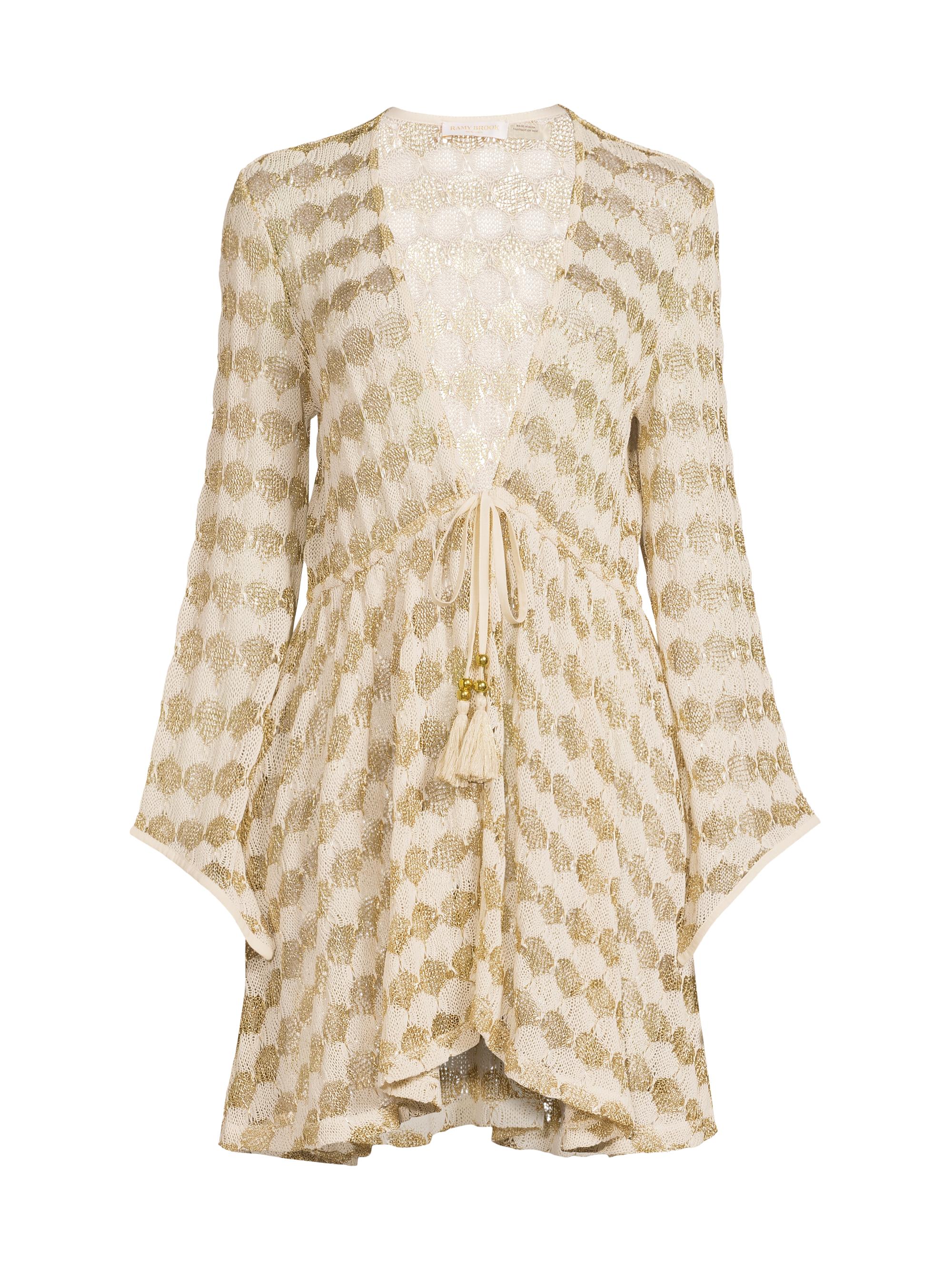 Ramy Brook Women's Arrika Coverup Dress - Natural Gold Crochet