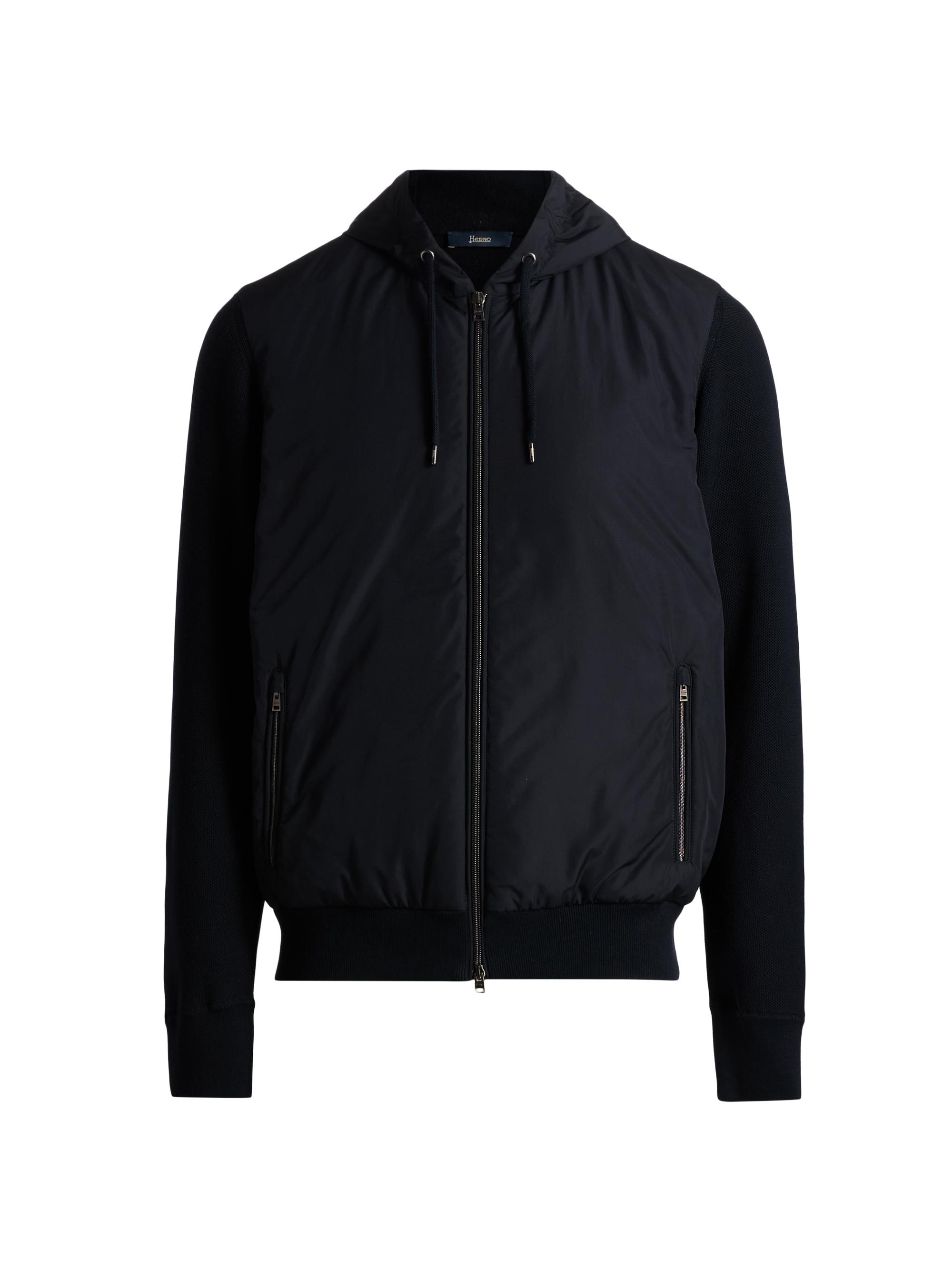Giorgio Armani Suede Knit Full-Zip Jacket | Saks Fifth Avenue