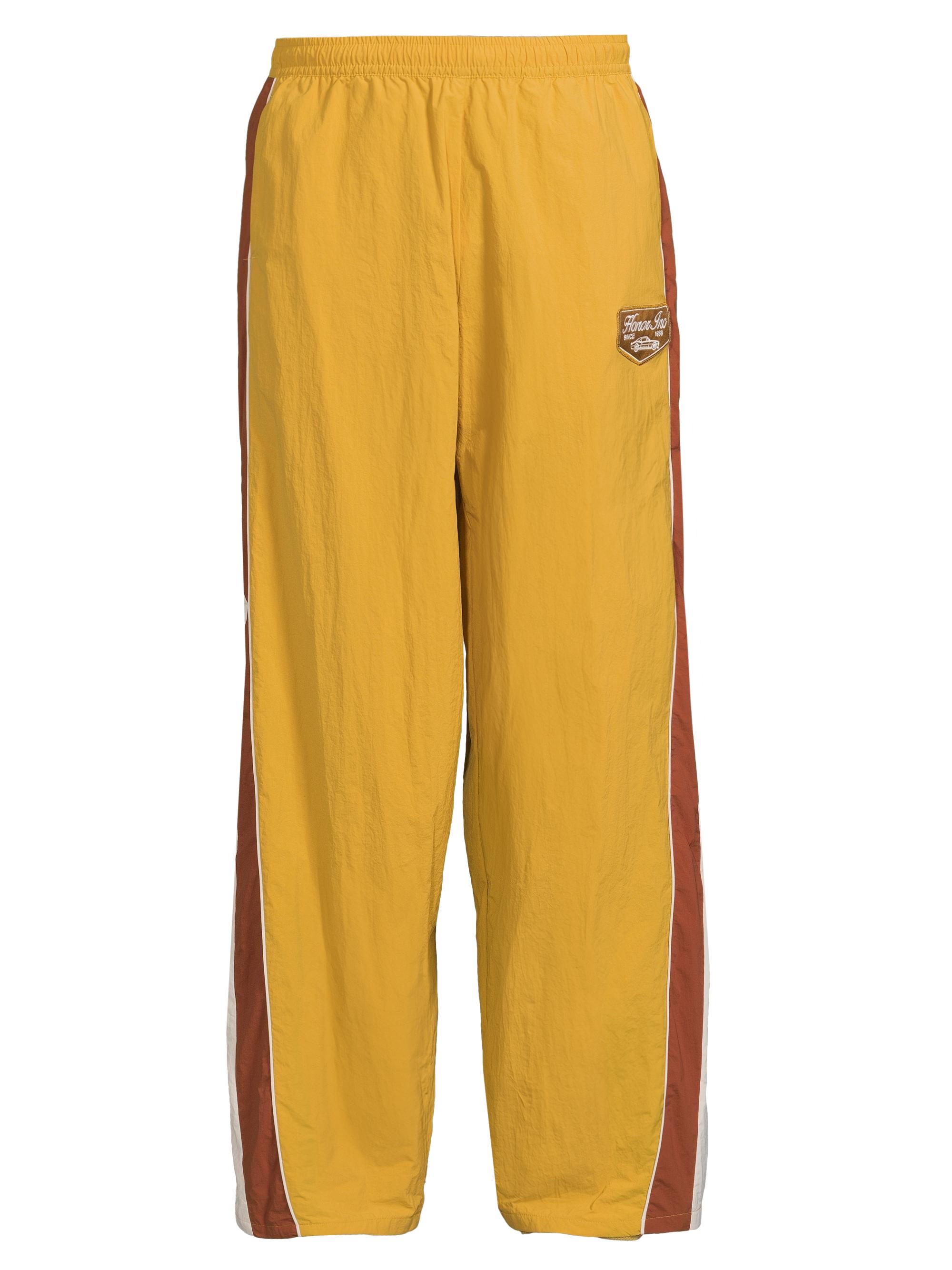 Honor The Gift Men's Inner City Auto Club Nylon Track Pants - Yellow
