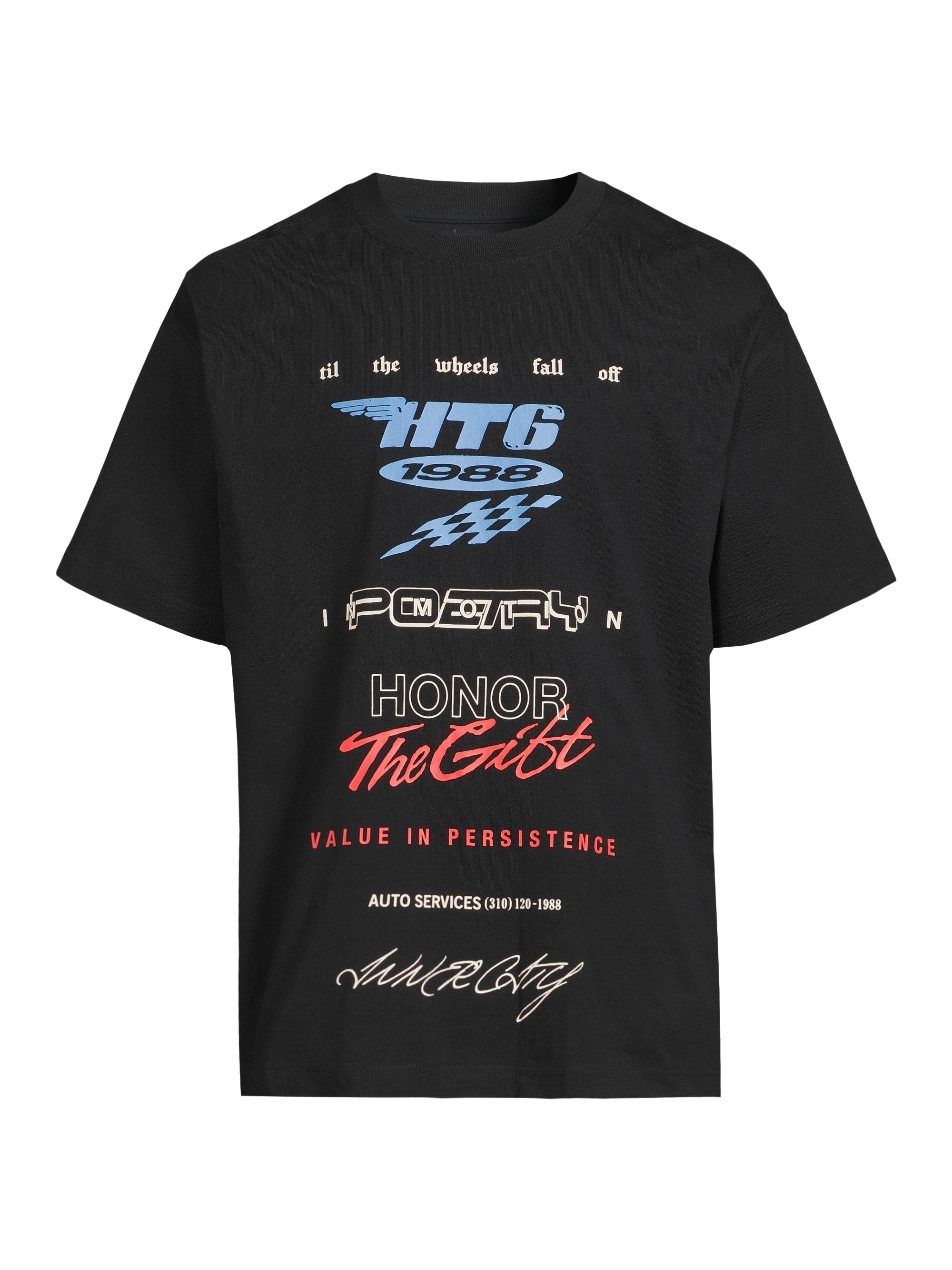 Honor The Gift Men's Inner City Auto Club Persistence T-Shirt - Black