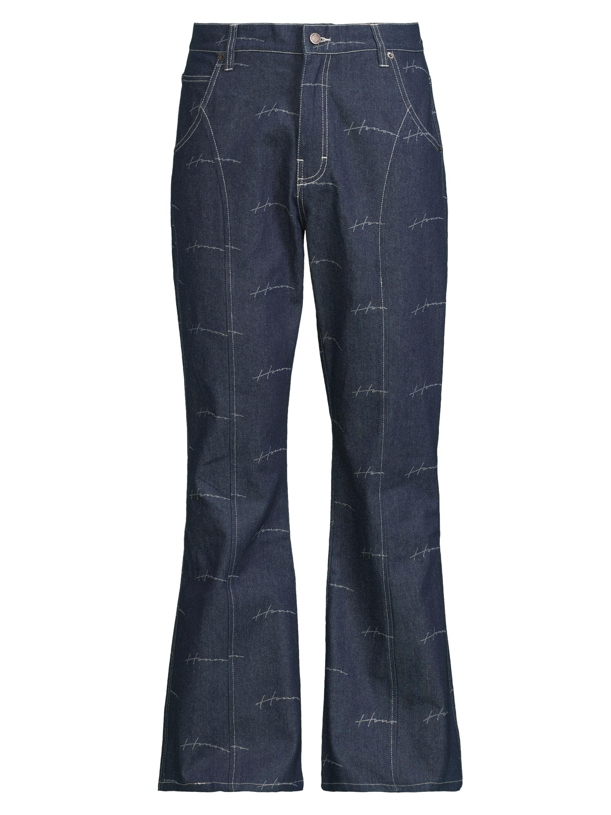 Honor The Gift Men's Inner City Auto Club Riding Flare Jeans - Indigo