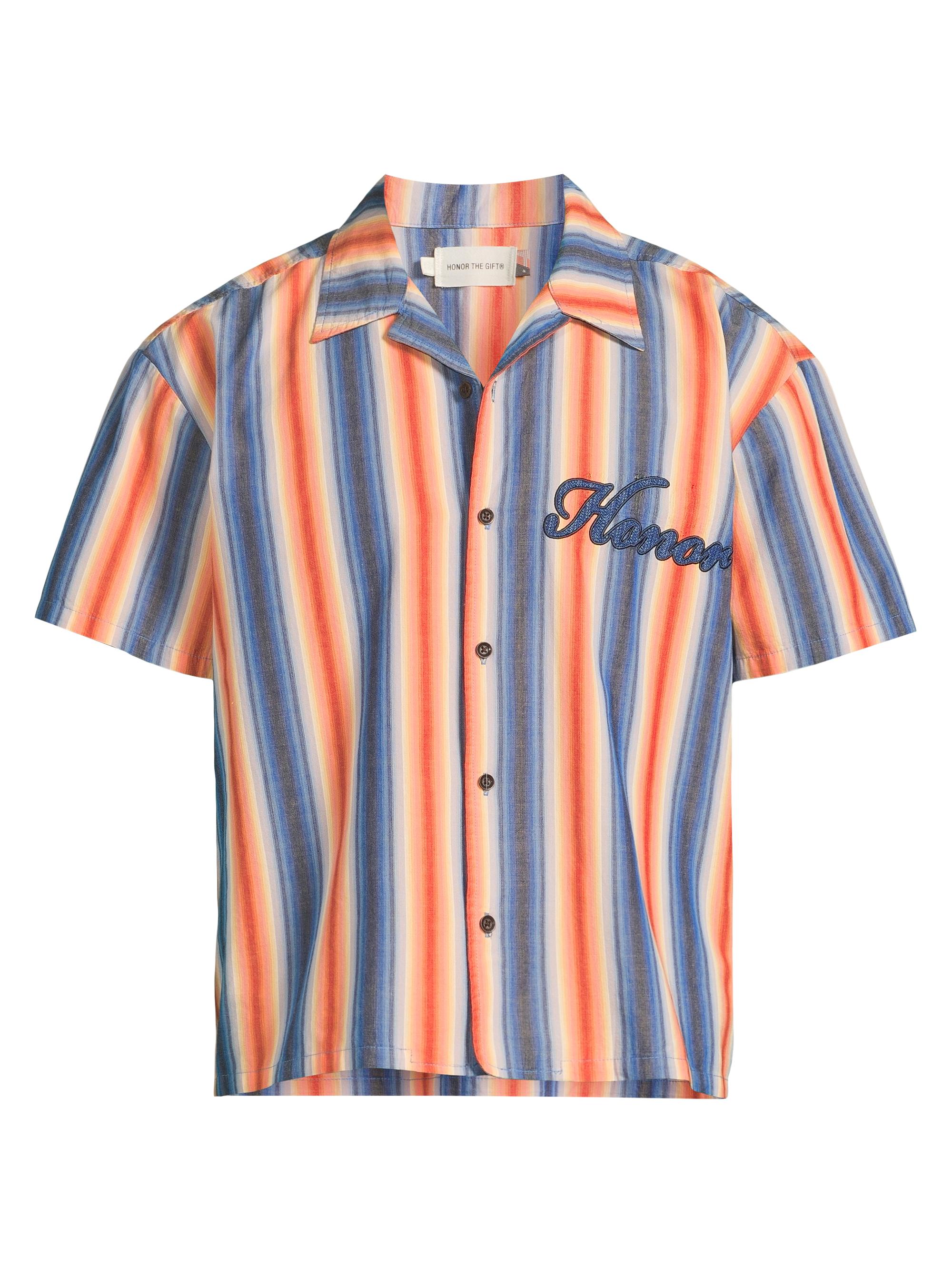 Honor The Gift Men's Inner City Auto Club Shop Shirt - Blue