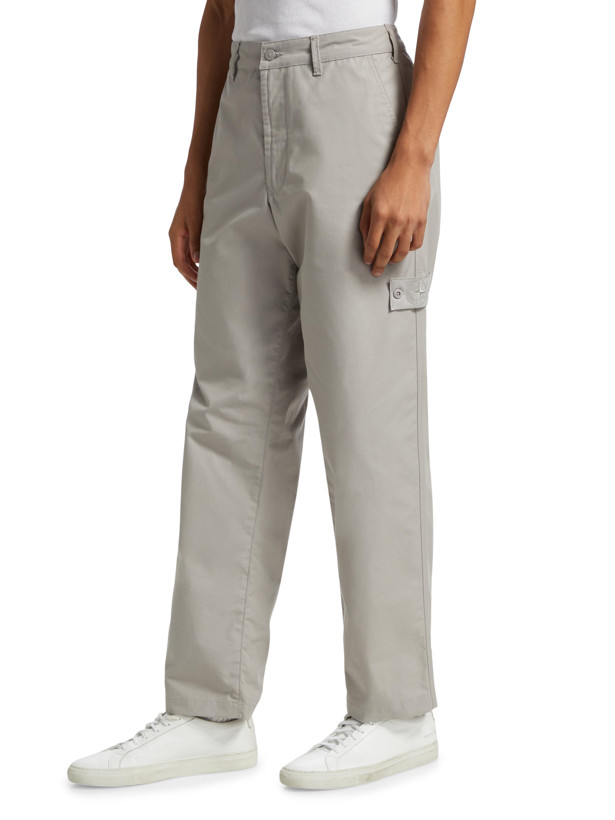 Stone Island Ghost Cotton Canvas Pants | Saks Fifth Avenue