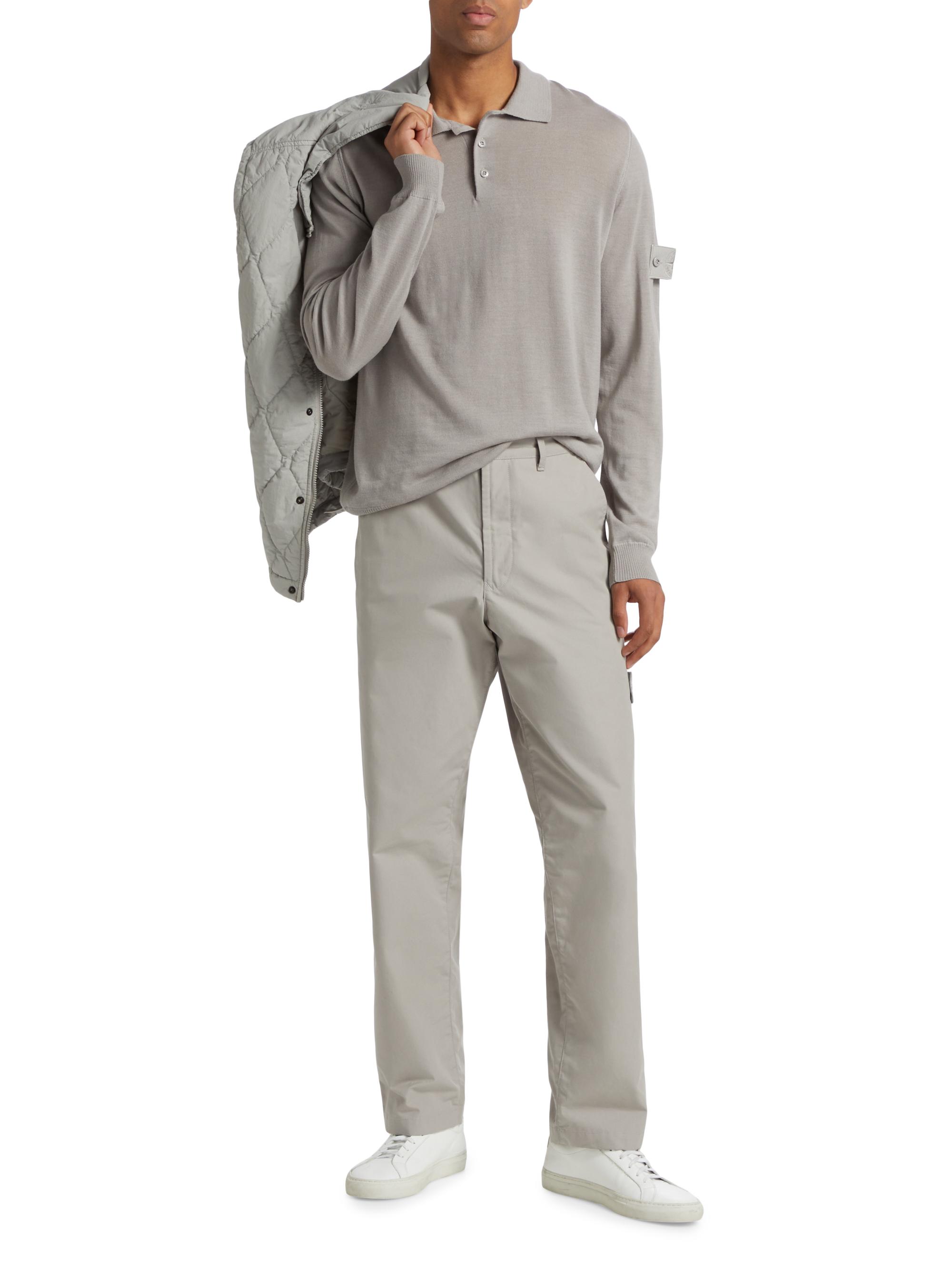 Stone Island Ghost Cotton Canvas Pants | Saks Fifth Avenue