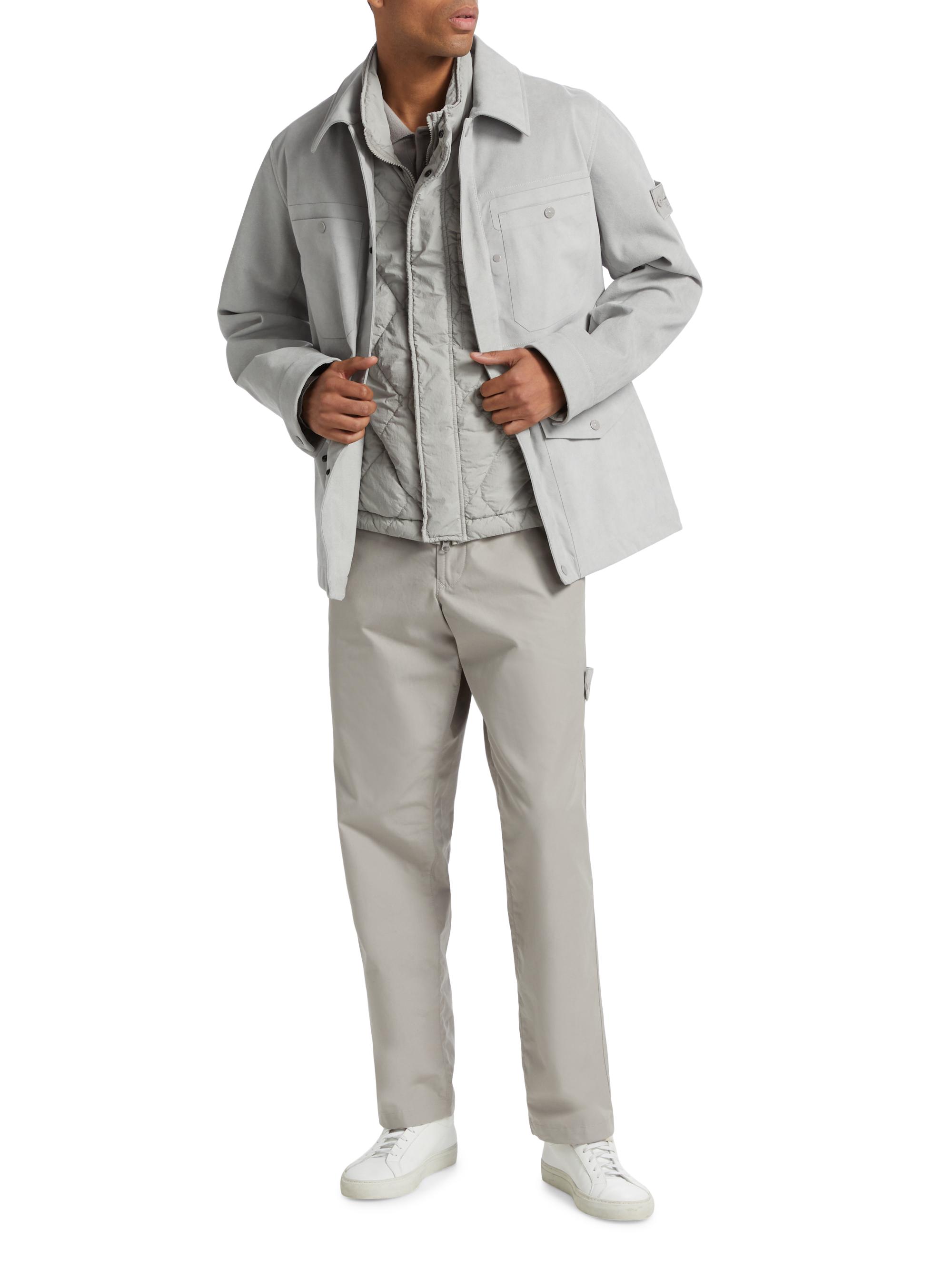 Stone Island Ghost Monochrome Utility Jacket | Saks Fifth Avenue