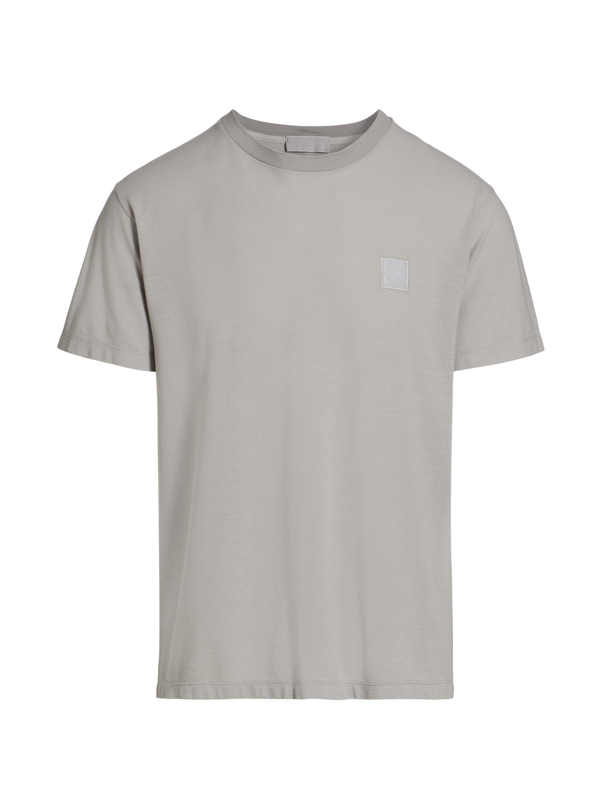 Stone Island Men's Ghost Logo Crewneck T-Shirt - Dust