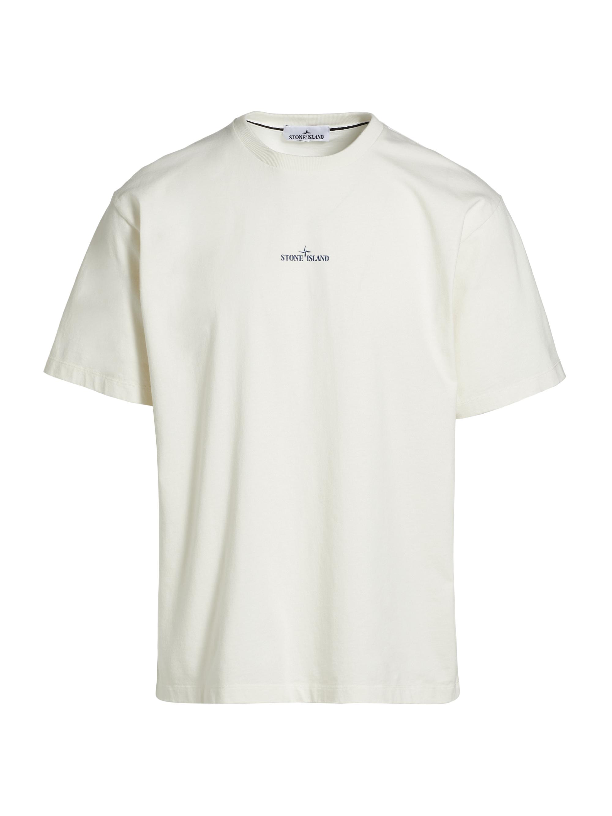 Stone Island Men's Construction Lines Crewneck T-Shirt - Black