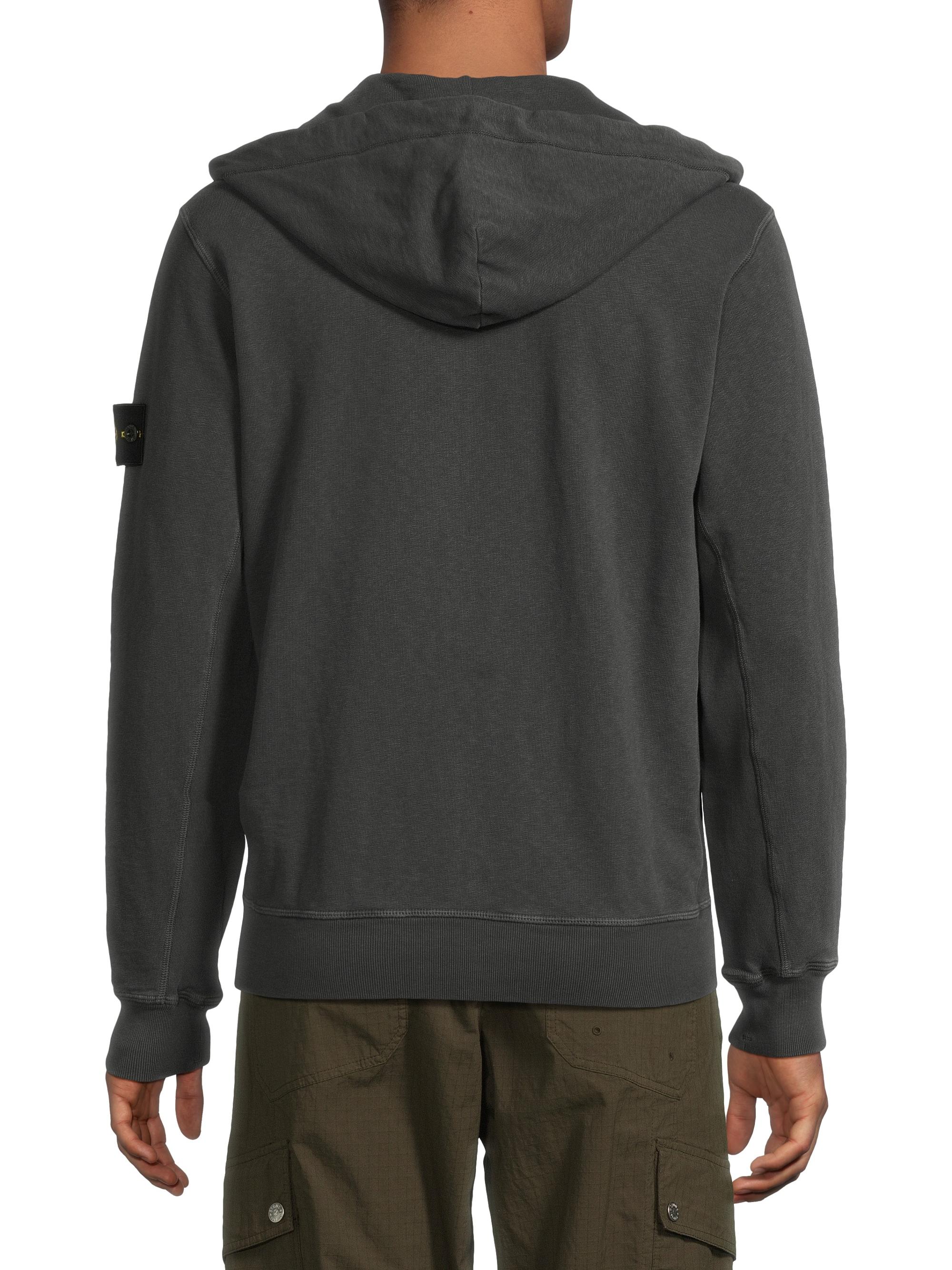 【試着のみ】STONE  FULL ZIP SWEATSHIRT Ｌ Stone Island Cotton Fleece Full-Zip Hoodie | Saks Fifth Avenue