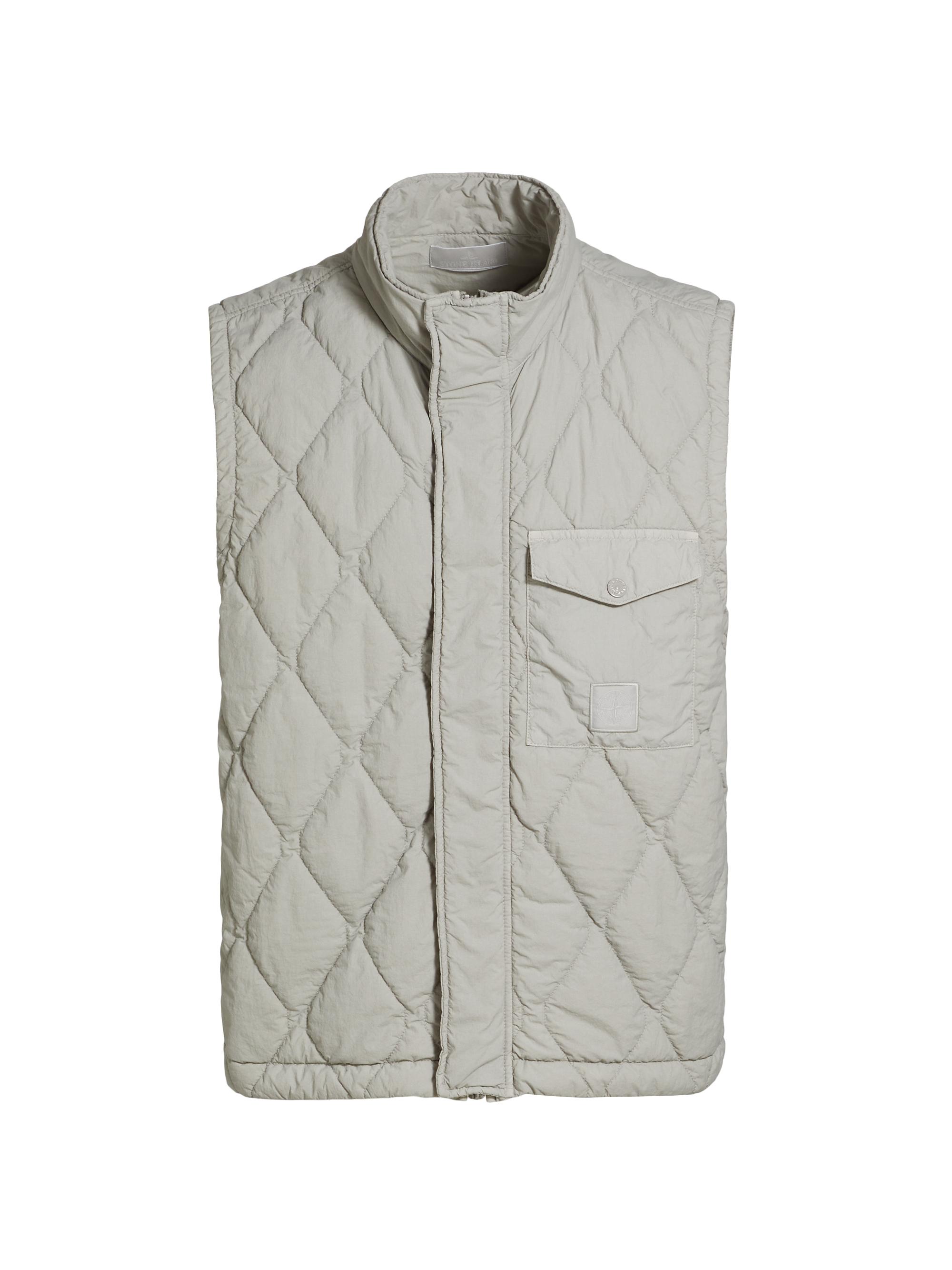 Stone Island Men's Ghost Quilted Nylon Vest - Dust