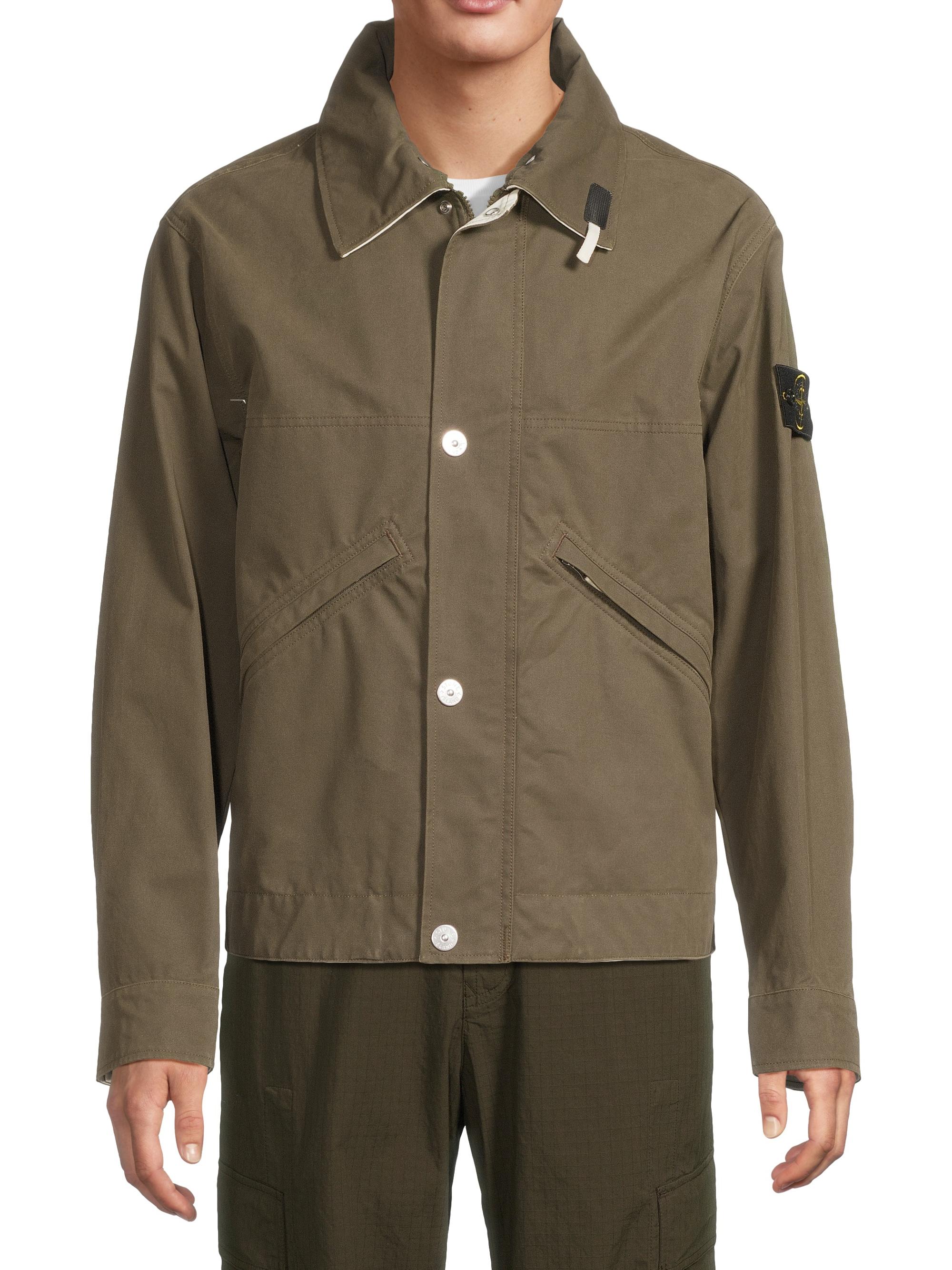 Stone Island Tela Cotton Shirt Jacket | Saks Fifth Avenue