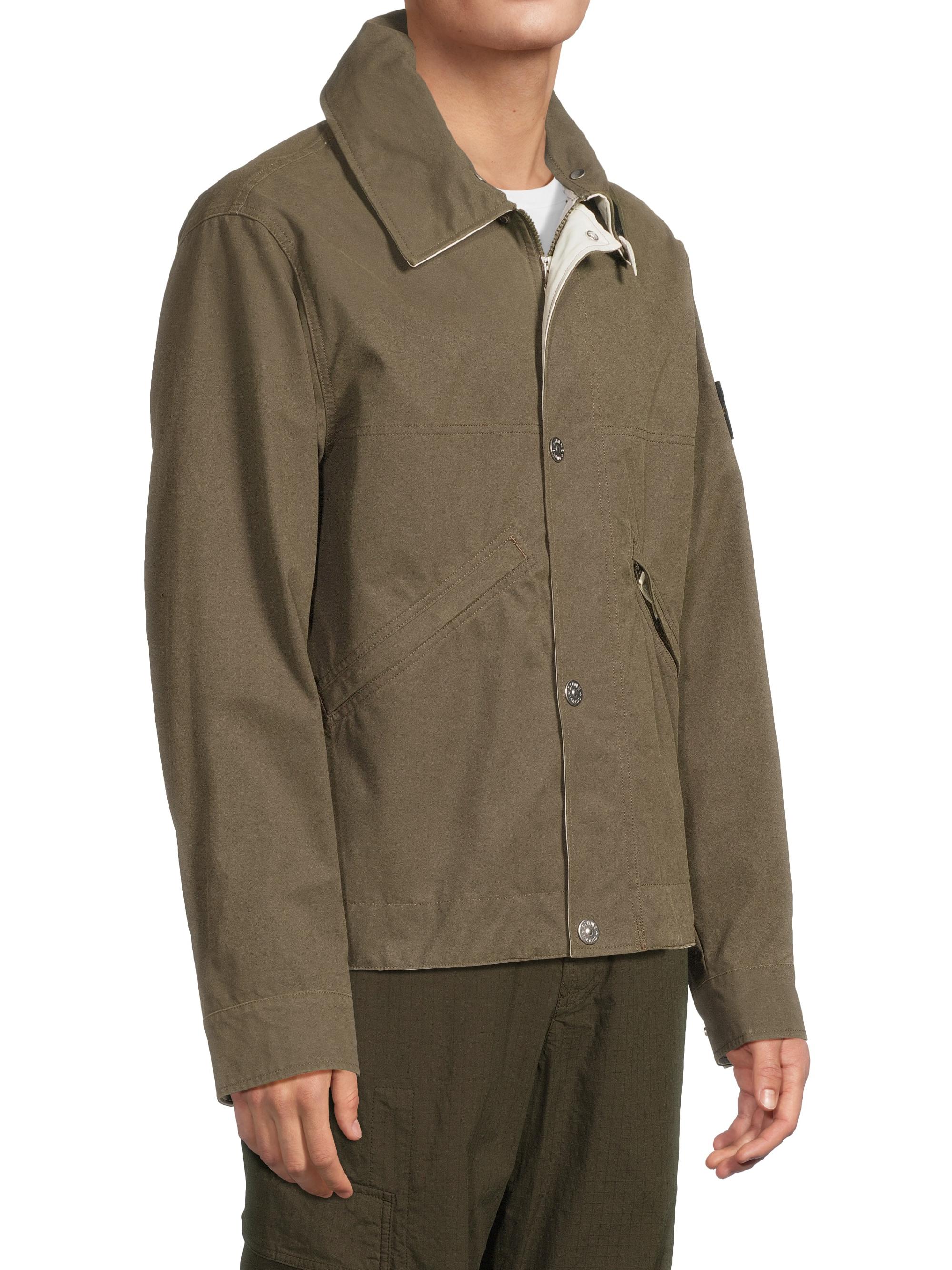 Stone Island Tela Cotton Shirt Jacket | Saks Fifth Avenue