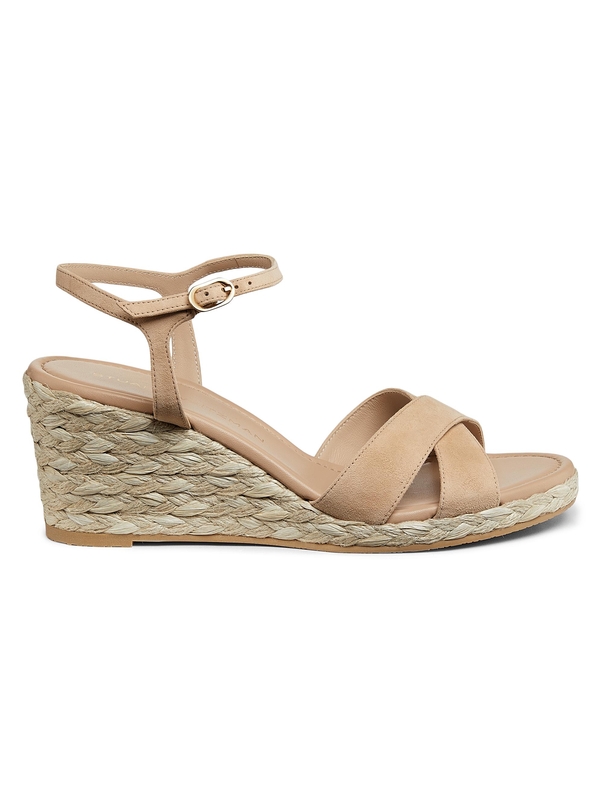 美品！STUART WEITZMAN サンダル スエード 6(23cm)ウエッジ 美品！STUART WEITZMAN サンダル スエード 6(23cm)ウエッジ