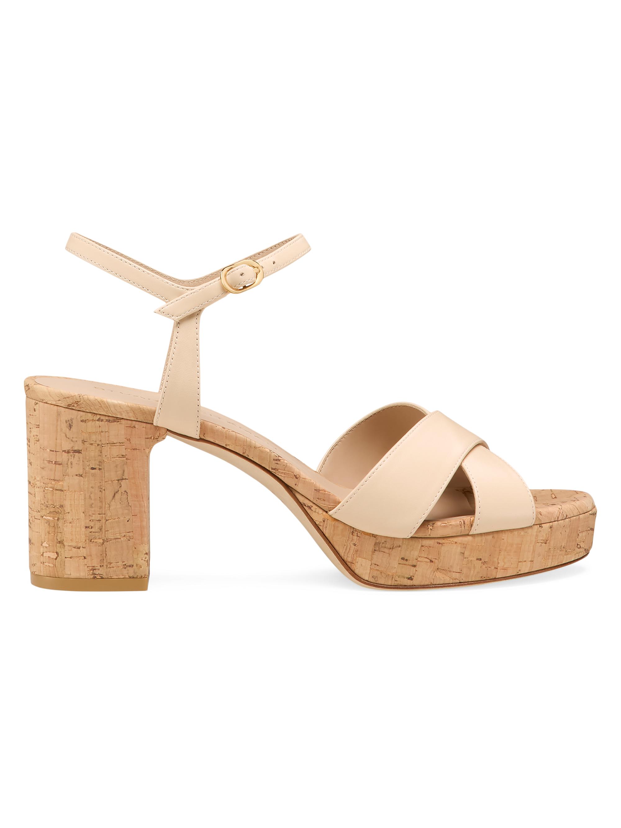 Stuart Weitzman Dayna Block-Heel Sandals | Saks Fifth Avenue