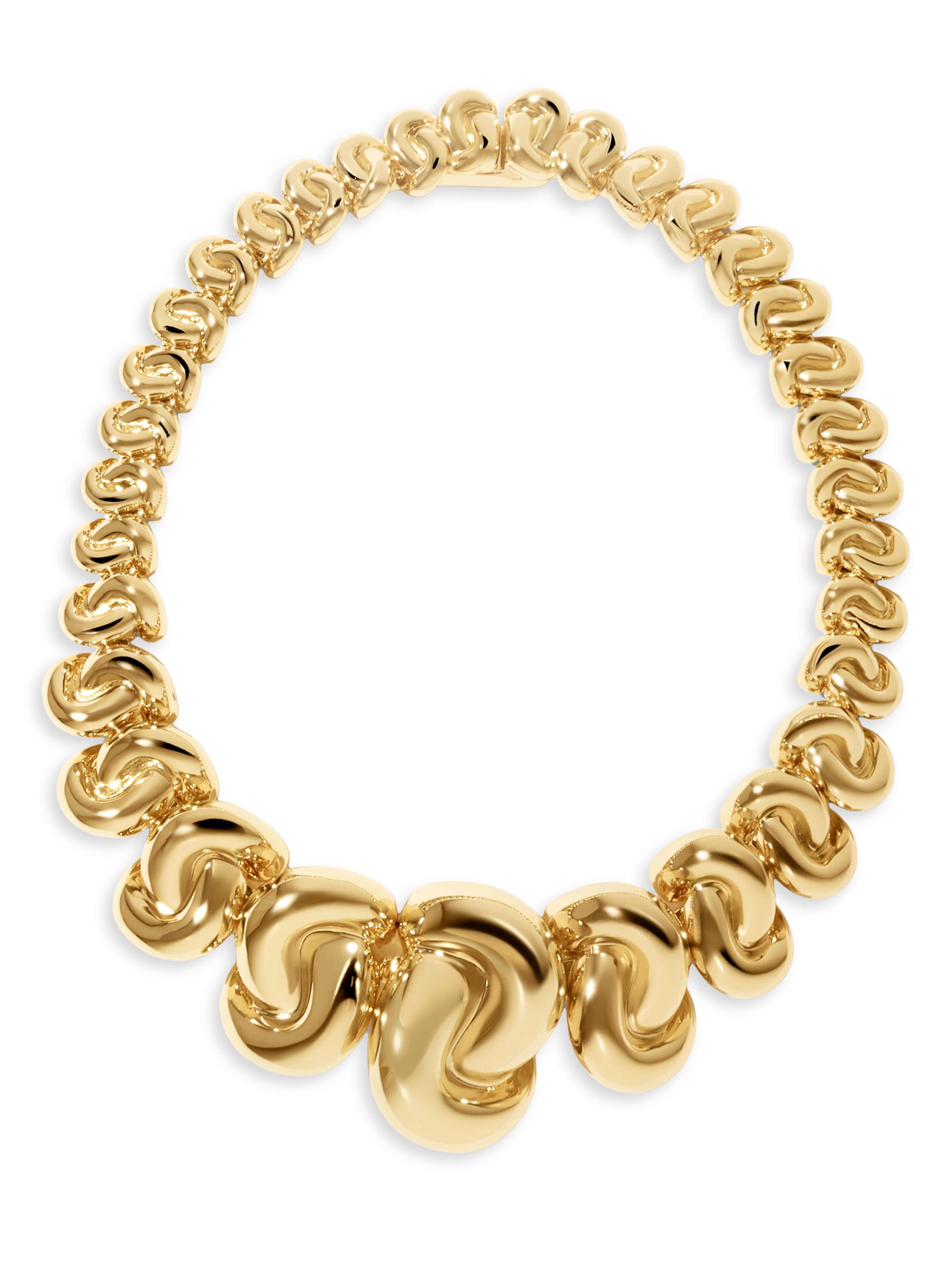 Jennifer Fisher Women's Knot 10K-Gold-Plated Necklace - Yellow Gold