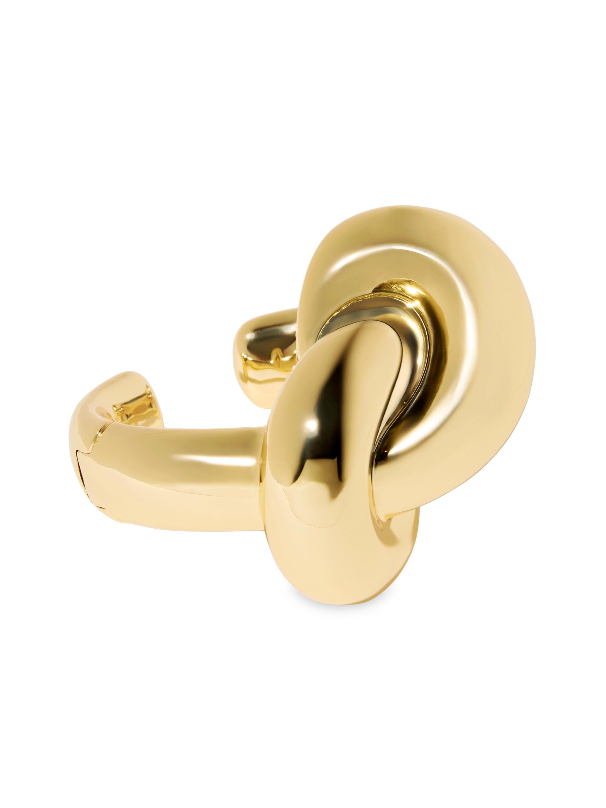 Jennifer Fisher Women's Knot 10K-Gold-Plated Cuff - Yellow Gold