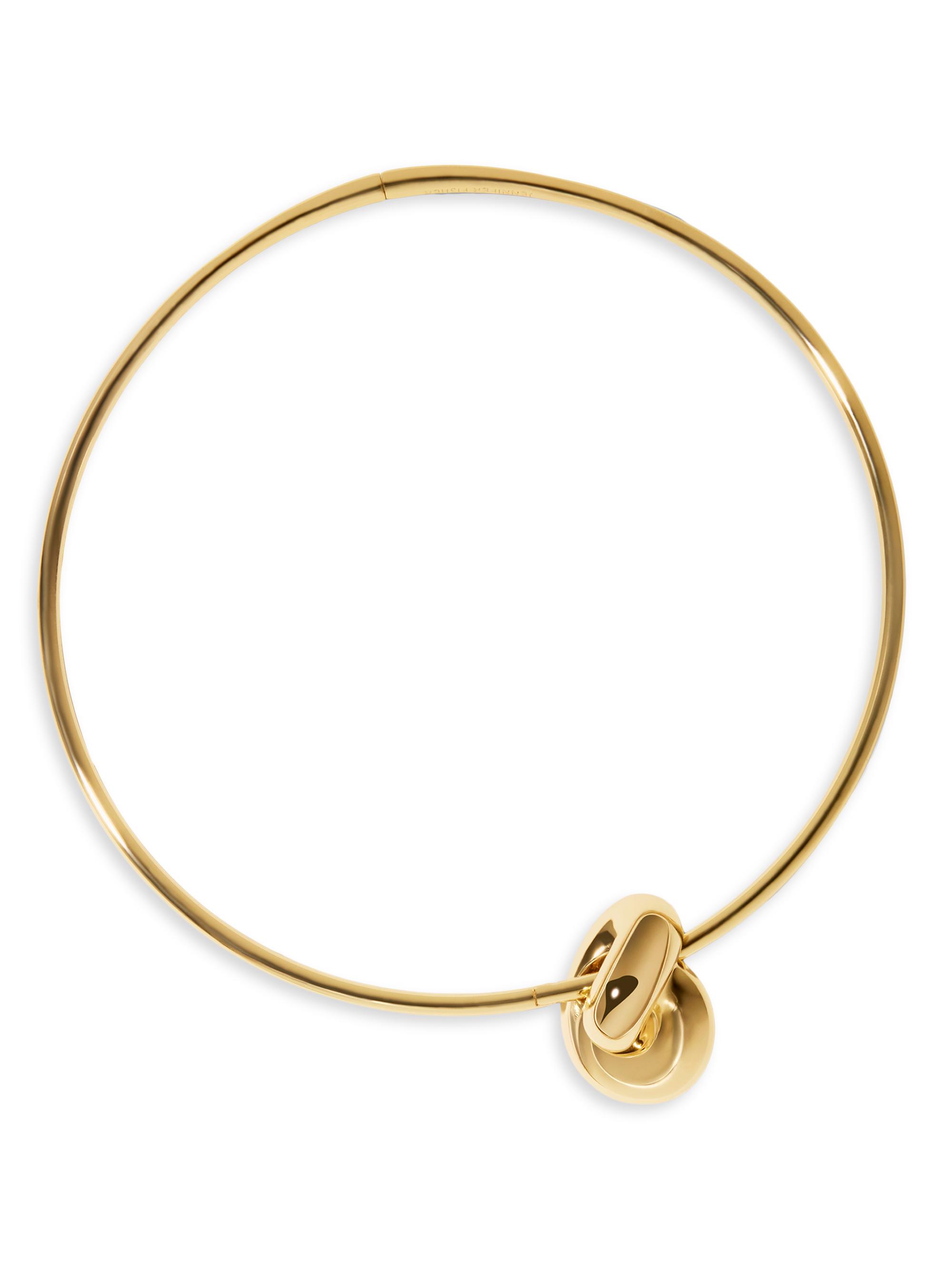 Jennifer Fisher Women's Knot 10K-Gold-Plated Thin Choker - Yellow Gold