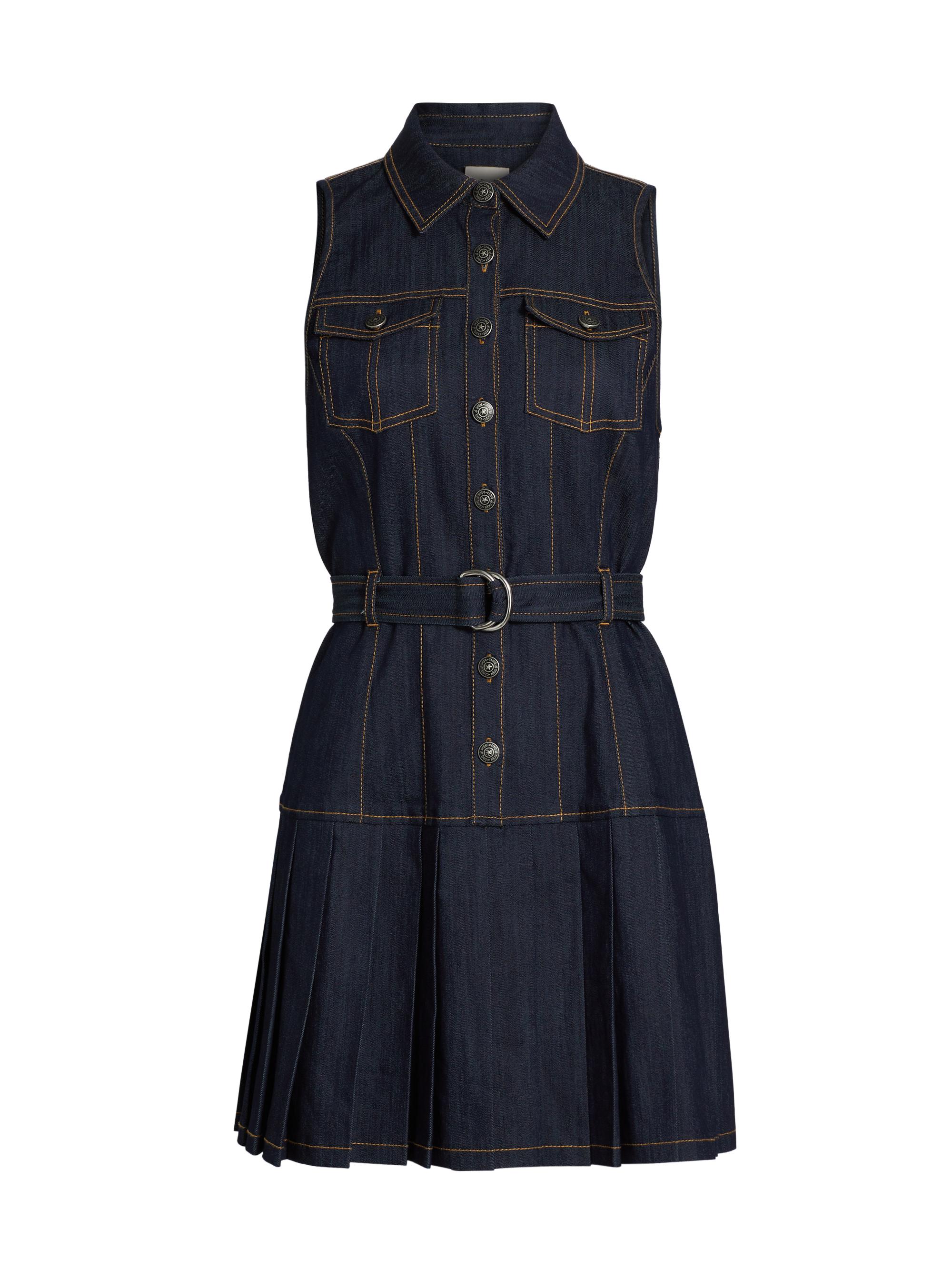 Cinq à Sept Women's Moxie Denim Mini Shirtdress - Indigo - Women's Clothing