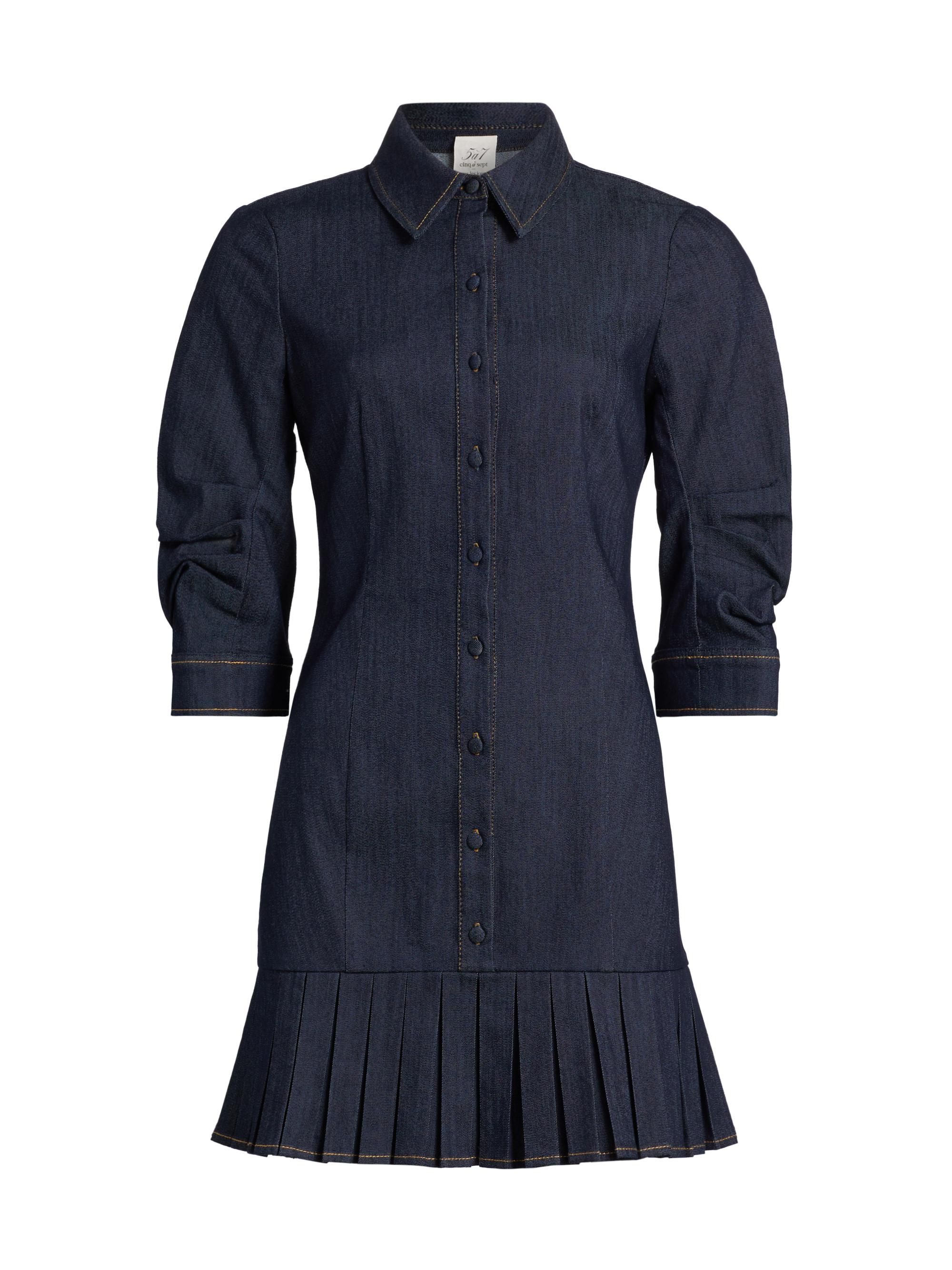 Cinq à Sept Women's Lucilla Indigo Denim Dress - Indigo