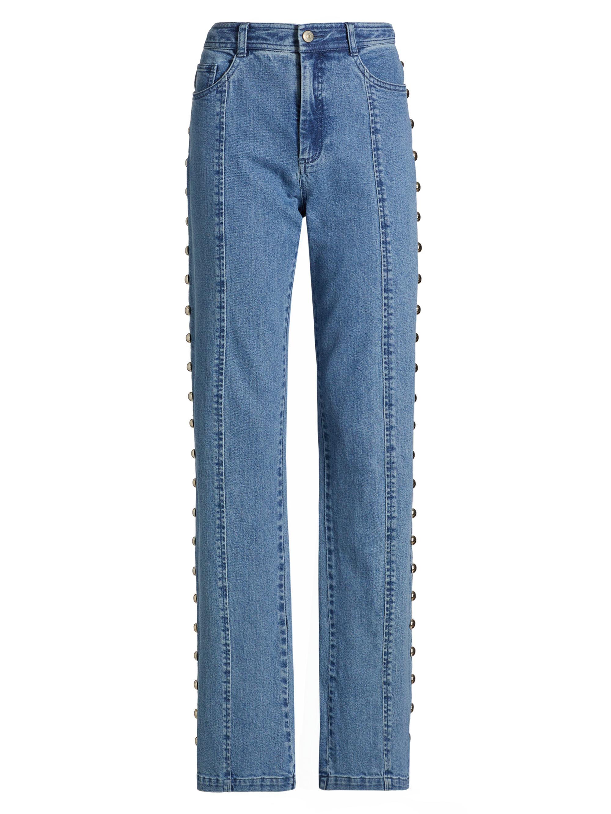 Cinq à Sept Shailene Studded Flare Jeans Saks Fifth Avenue