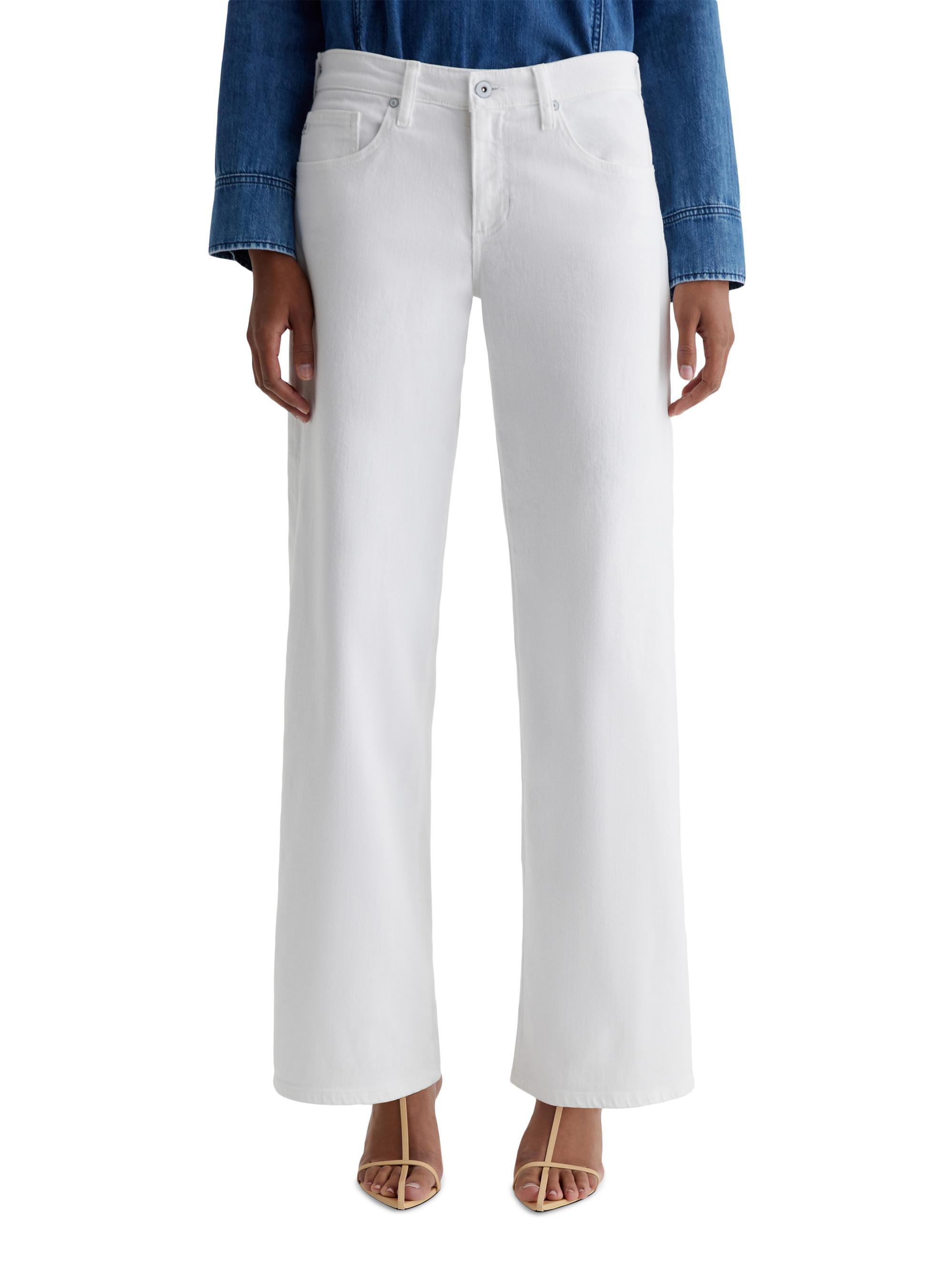 AG Jeans Women's Adria Mid-Rise Relaxed Fit Jeans - Gallery White