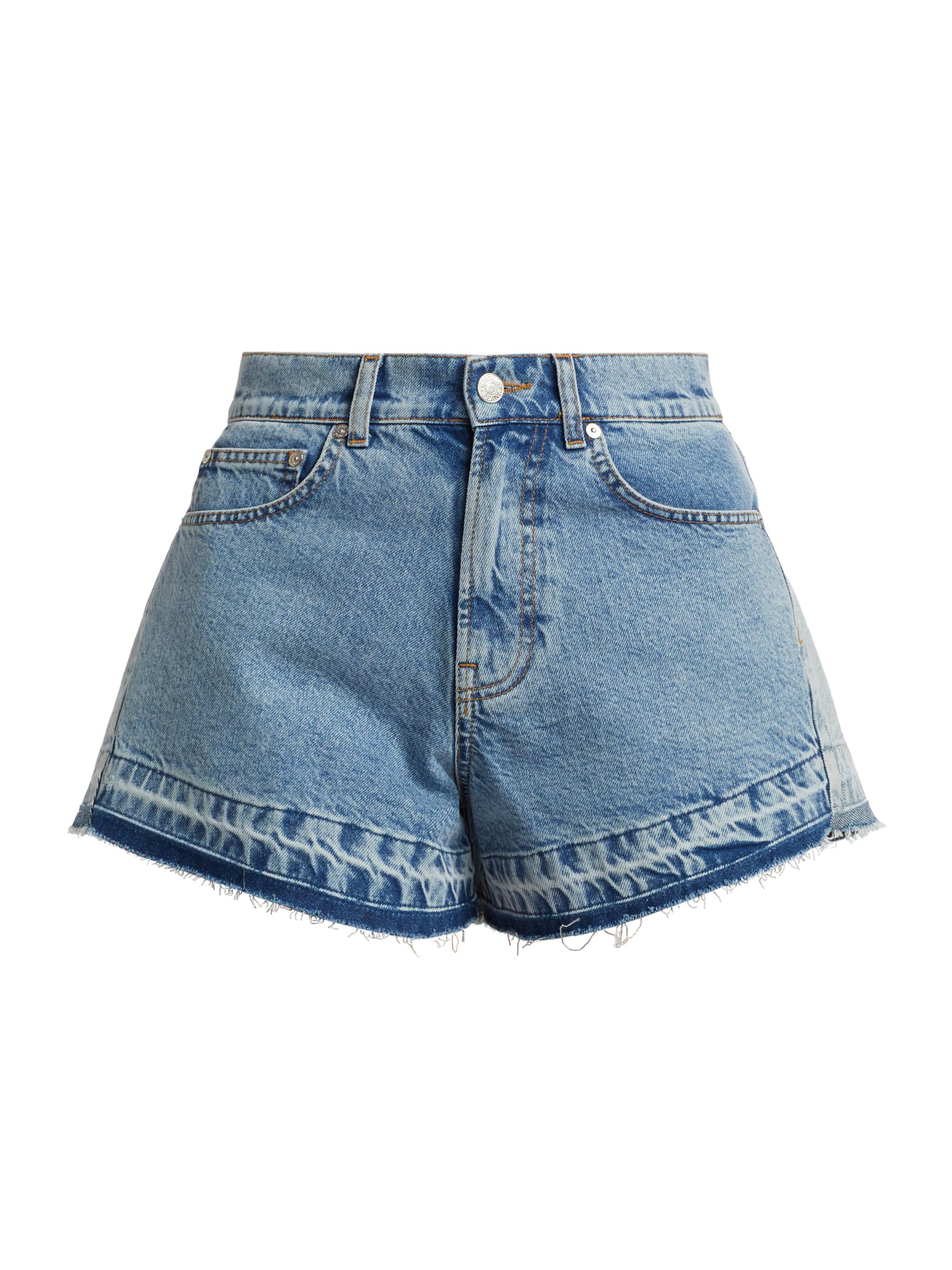 Moschino Jeans Women's Patchwork Denim Shorts - Multi Light Blue
