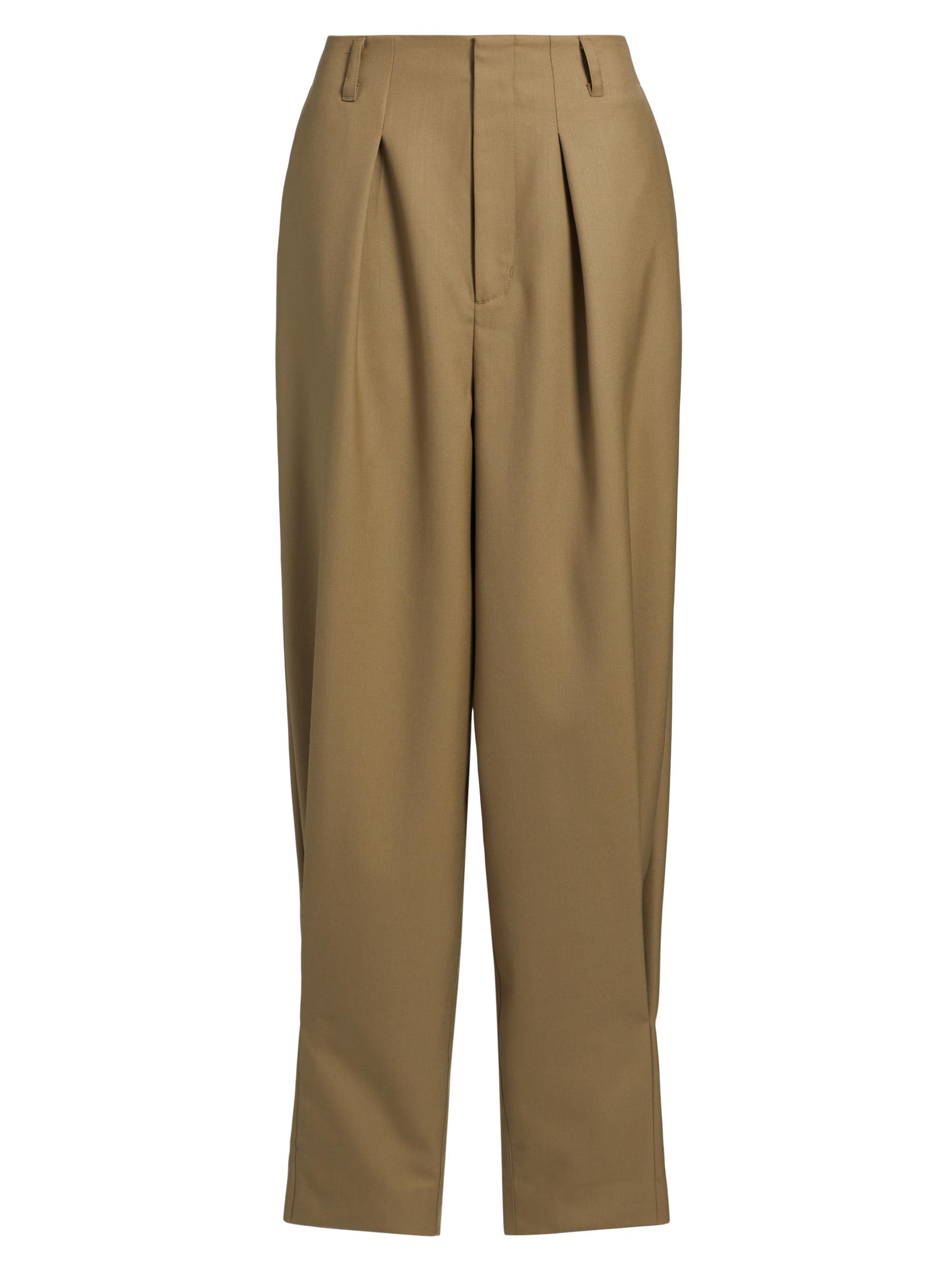 Ronny Kobo Women's Juniper High-Rise Tapered-Leg Pants - Sand