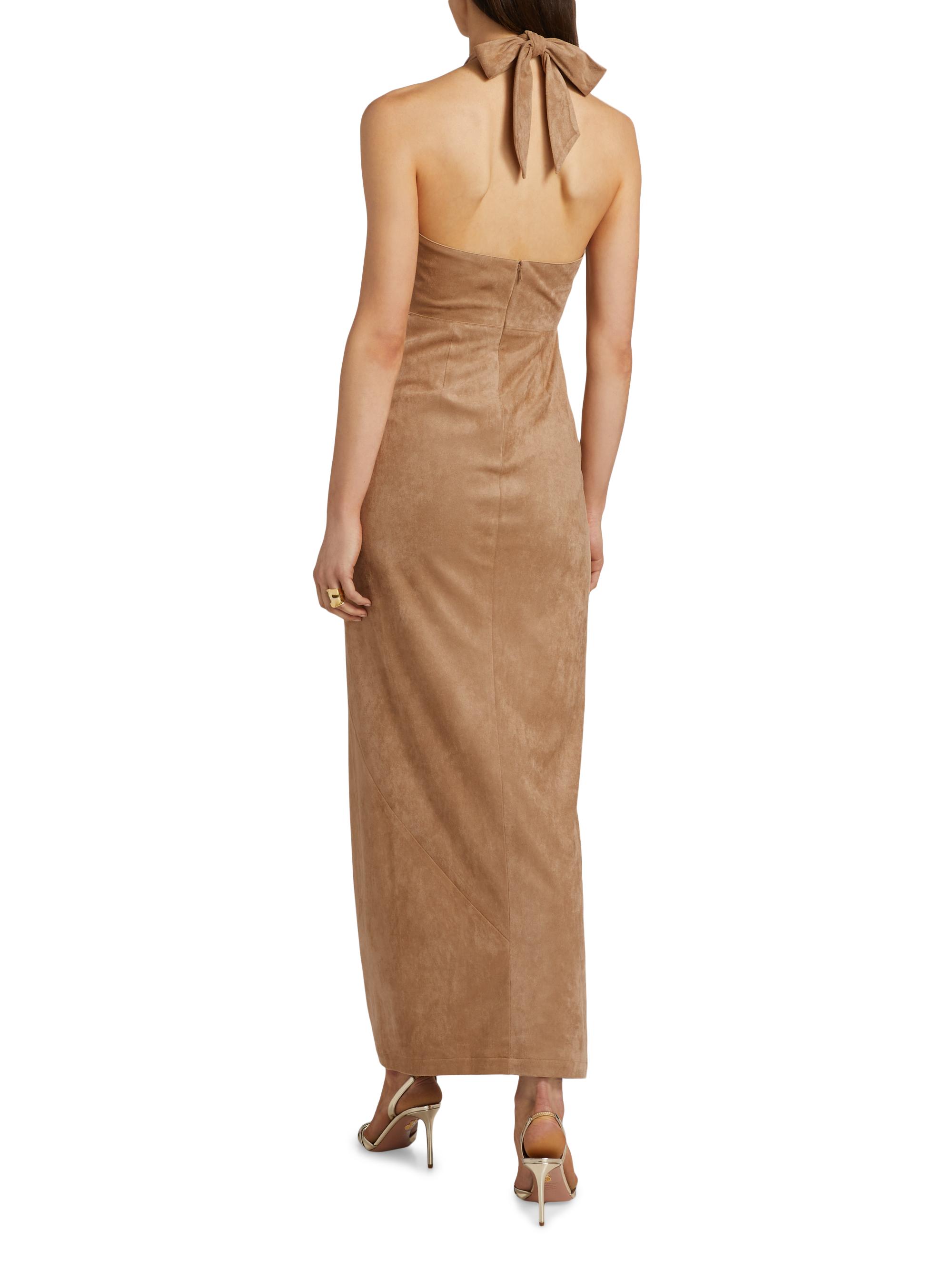 chinese dress ladies Faux Suede Midi Dress  Endless Rose