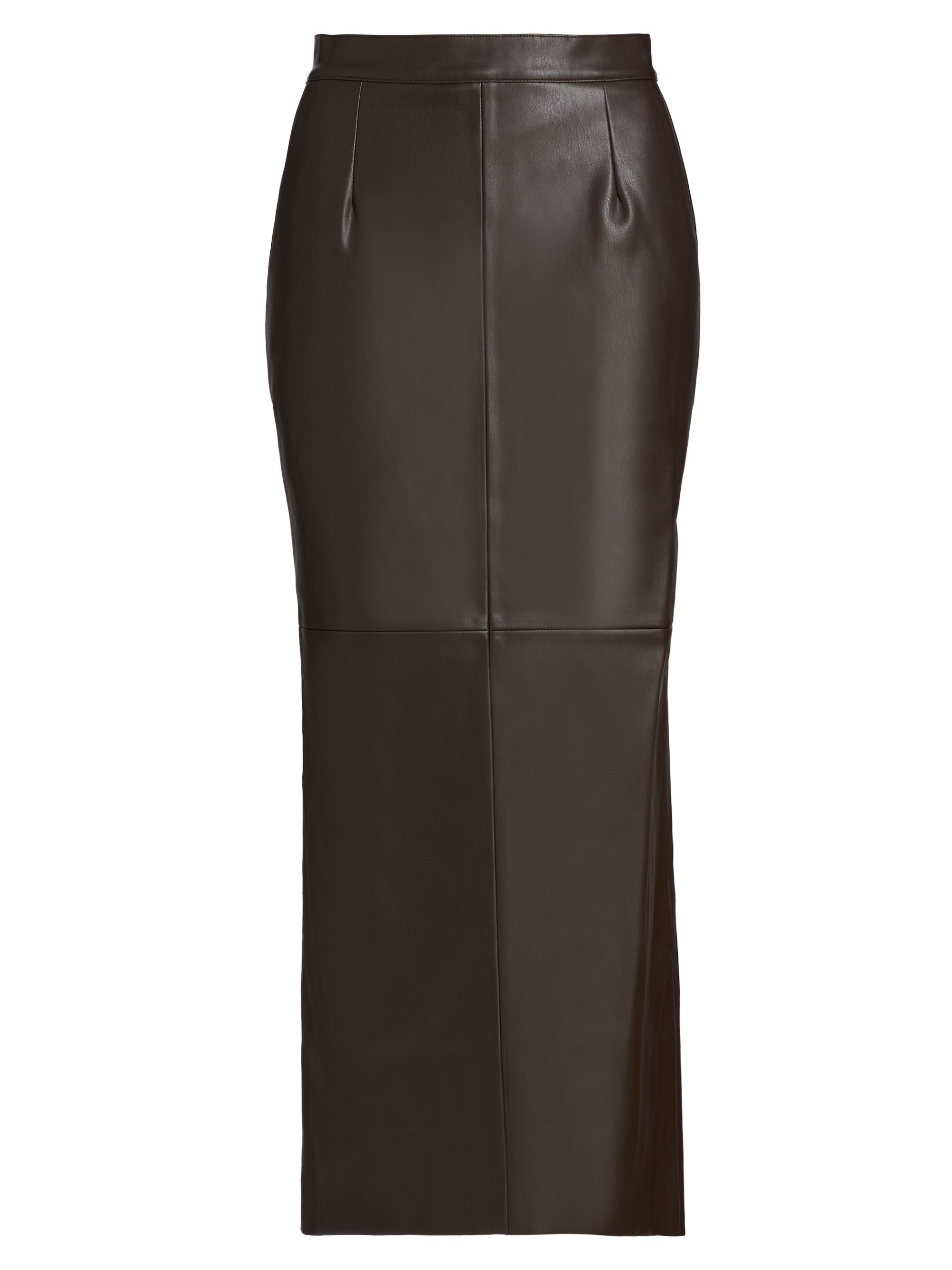 Ronny Kobo Arin Faux Leather Midi-Skirt Saks Fifth Avenue