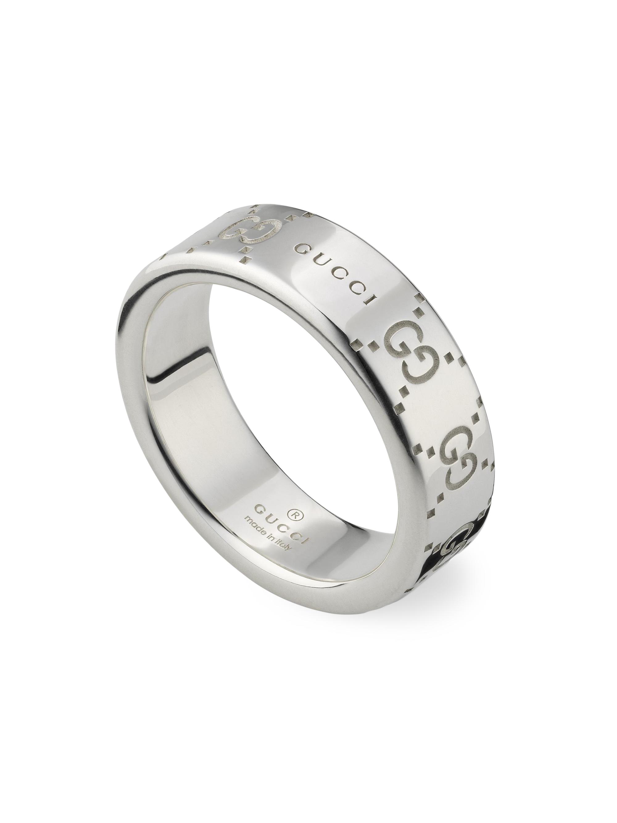 Gucci GG Marmont Sterling Silver Ring | Saks Fifth Avenue